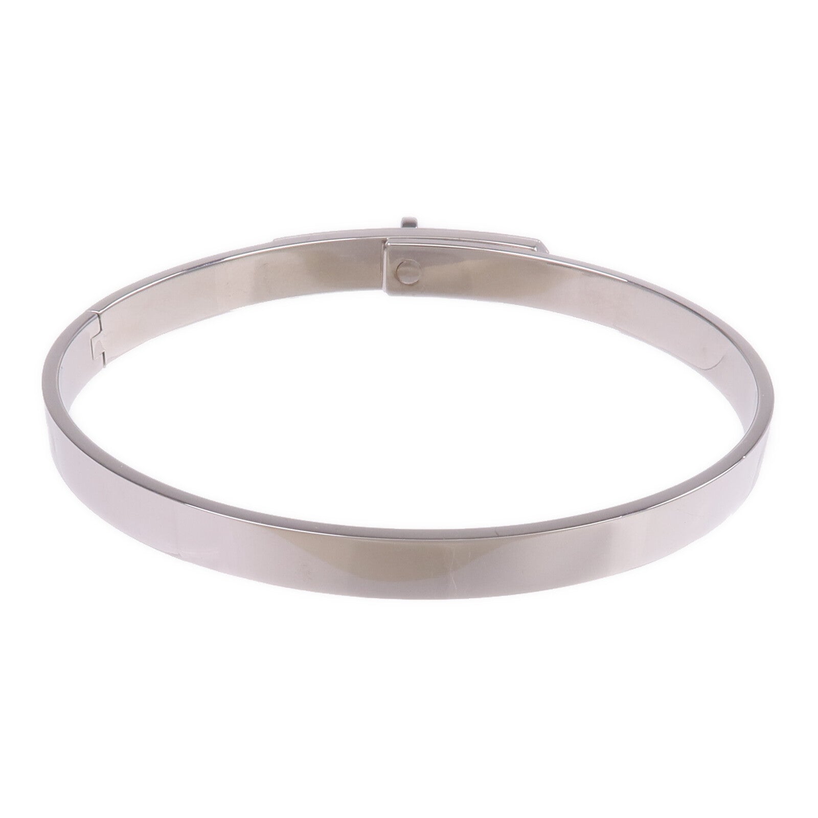 HERMES 18K白金Kelly Bracelet Small Model鑽石手鐲