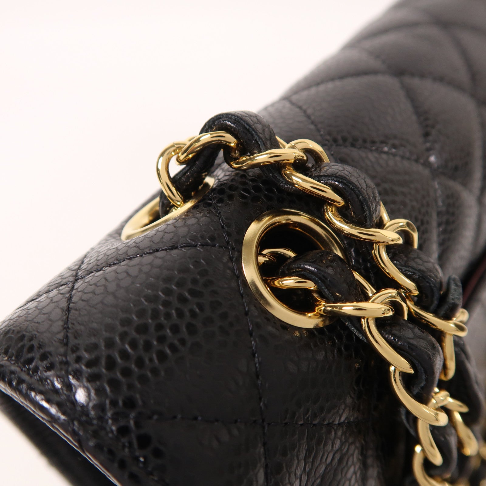 CHANEL 牛皮皮革Classic 25金扣鏈帶肩背袋