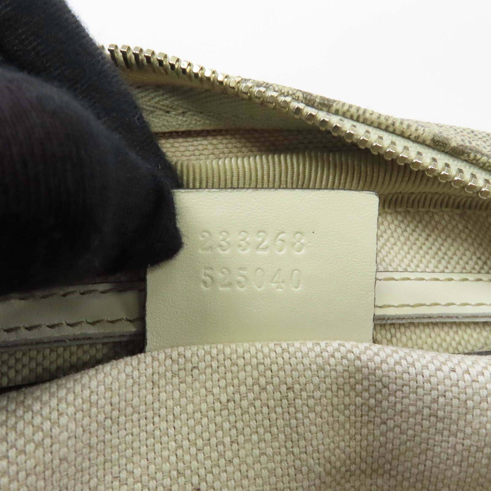 GUCCI 【激減優惠】塗層帆布Shoulder Bag金扣肩背袋白色