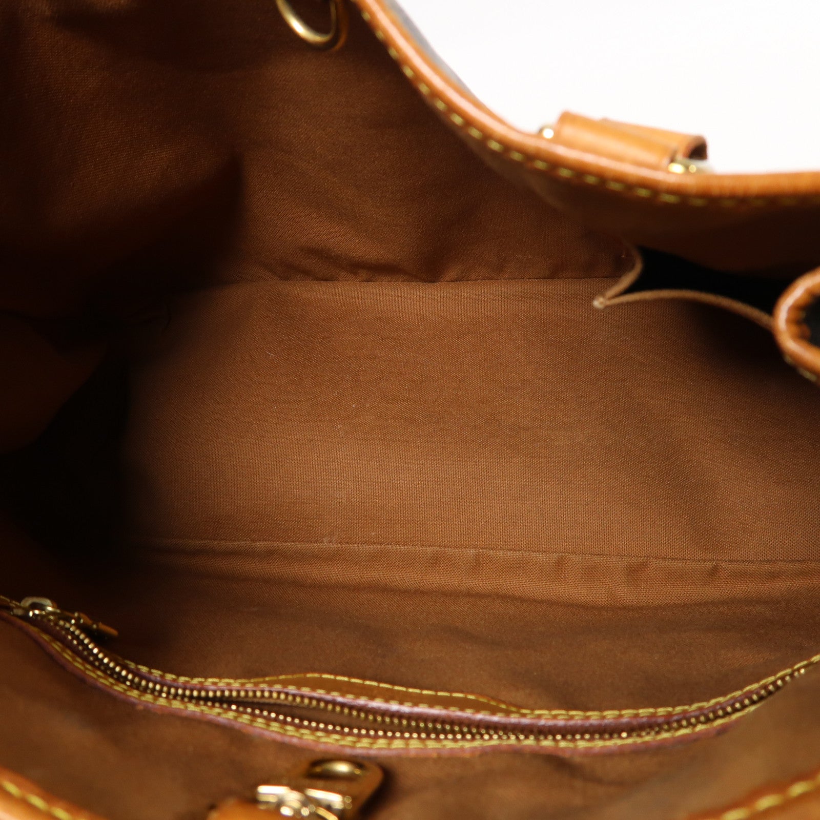 LOUIS VUITTON Monogram Batignolles Horizontal金扣肩背袋棕色