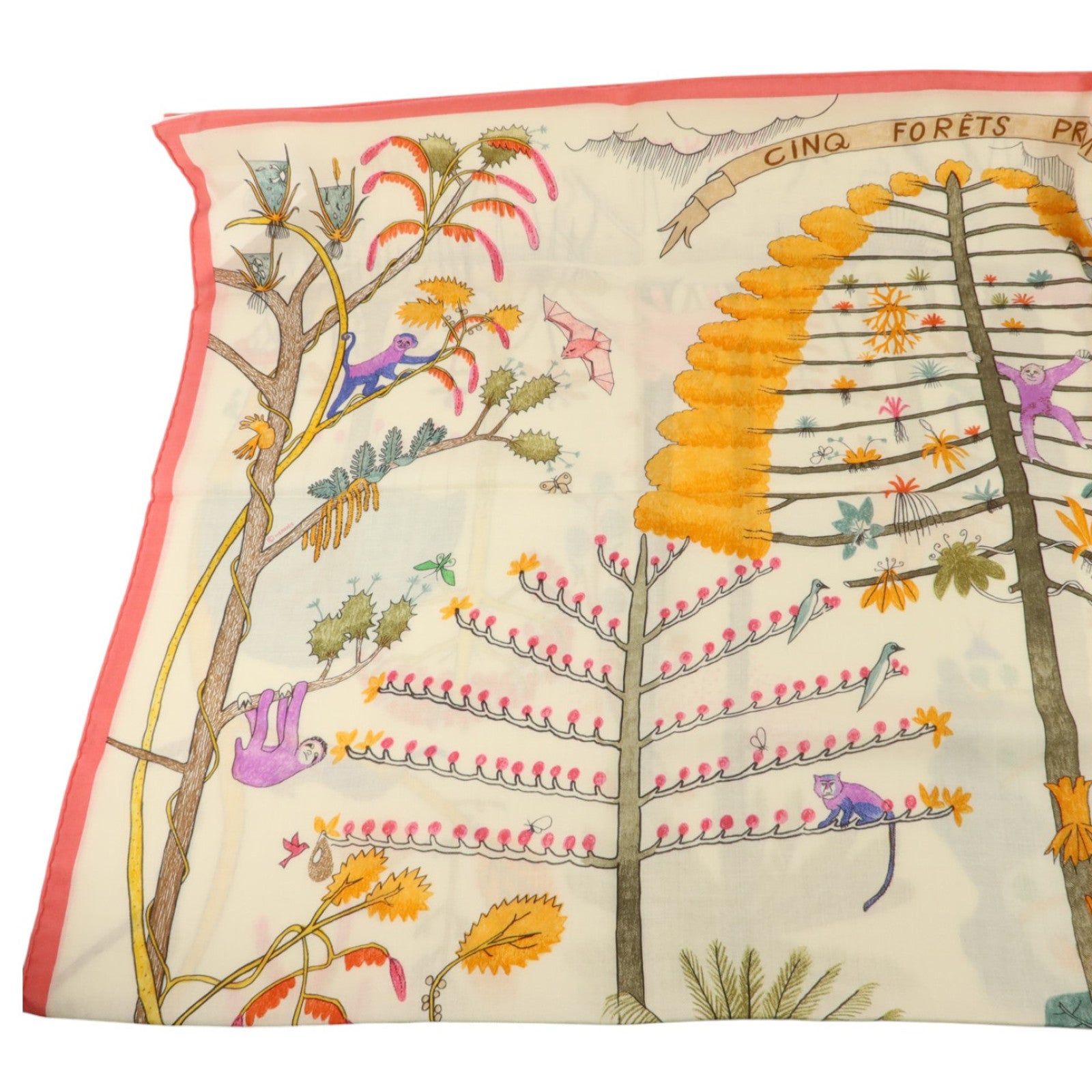 HERMES 羊絨/絲質Scarf 140X140絲巾