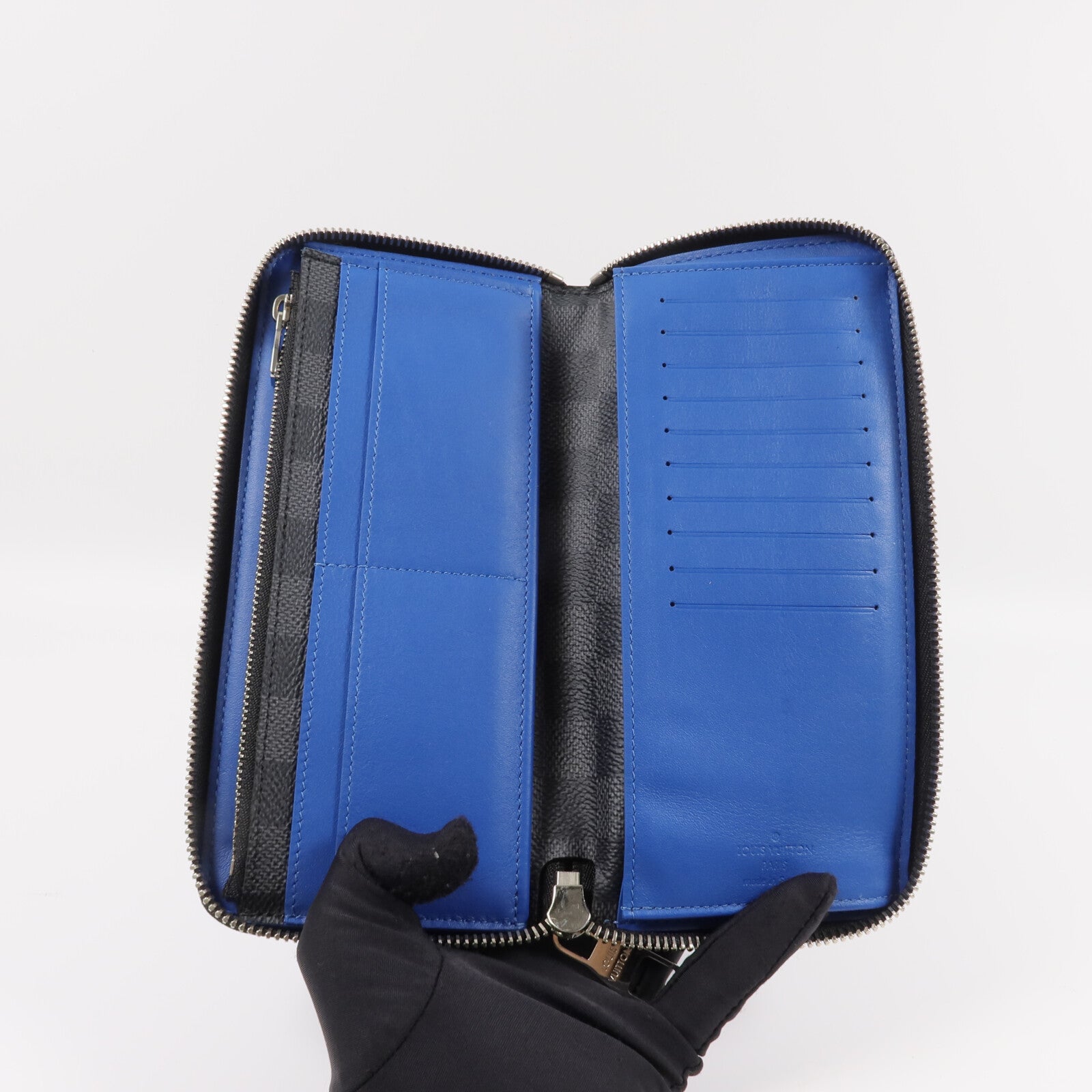 LOUIS VUITTON Damier Graphite Zippy Long Wallet長錢包
