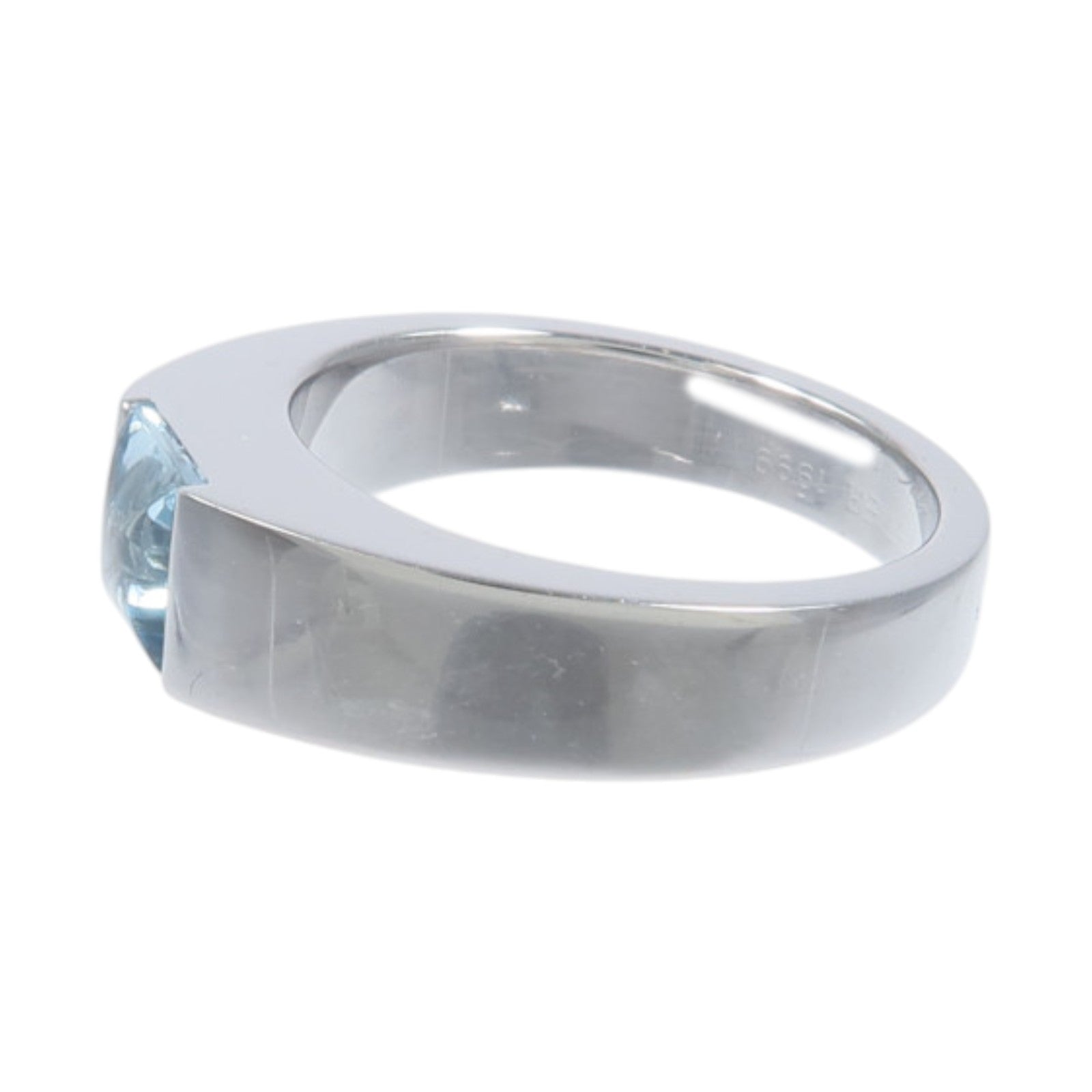 CARTIER 18K白金Tank Ring戒指