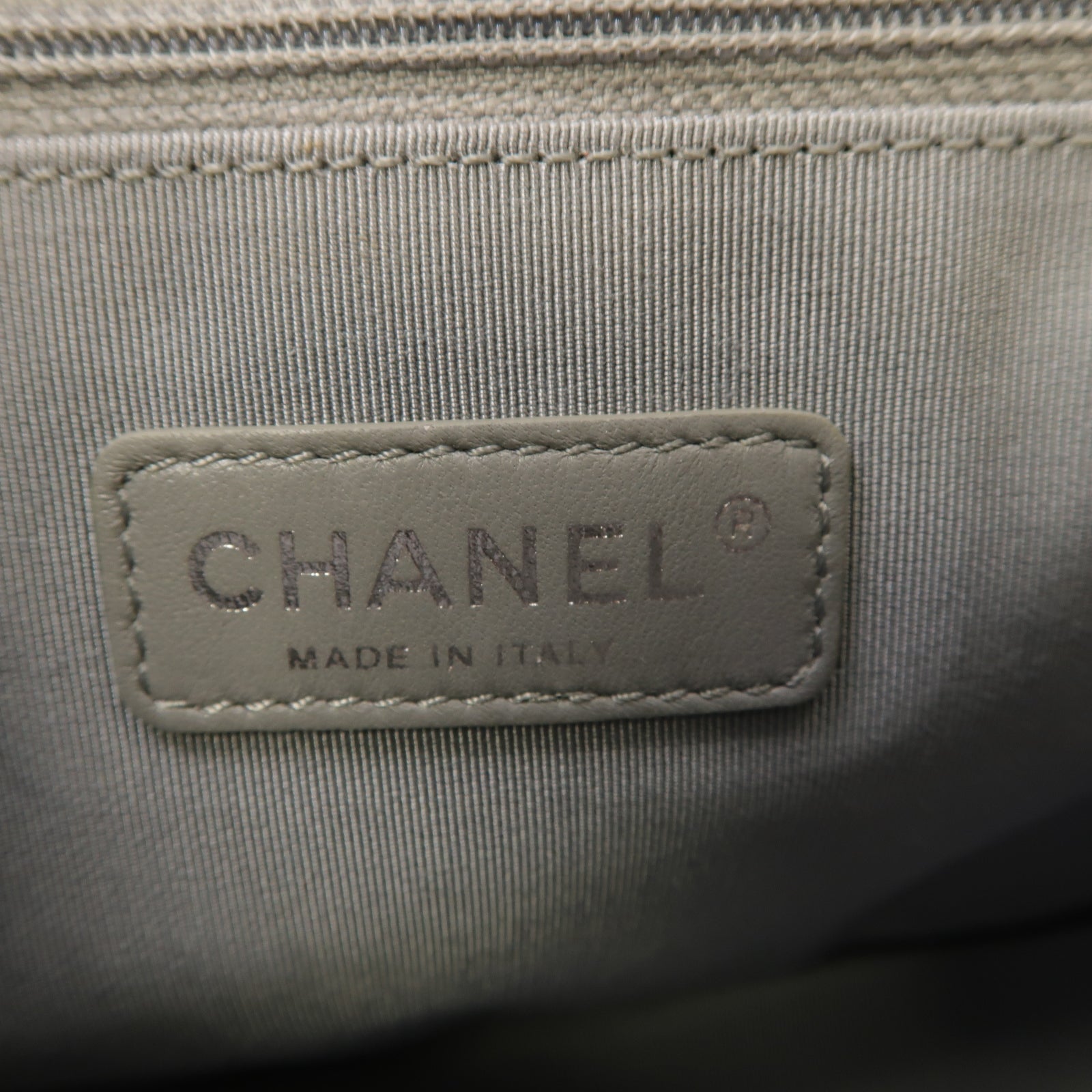CHANEL 【激減優惠】菱格Caviar皮革Chain Shoulder銀扣鏈帶肩背袋紅色