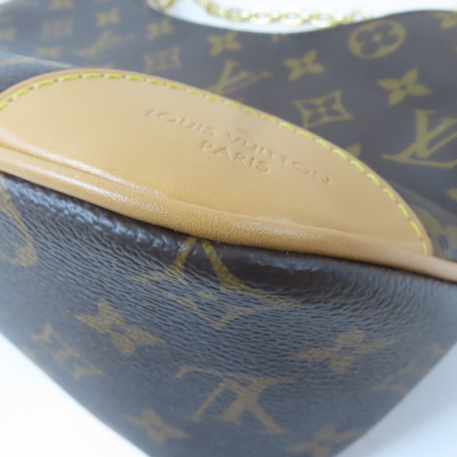 LOUIS VUITTON Monogram Boulogne金扣肩背袋啡色