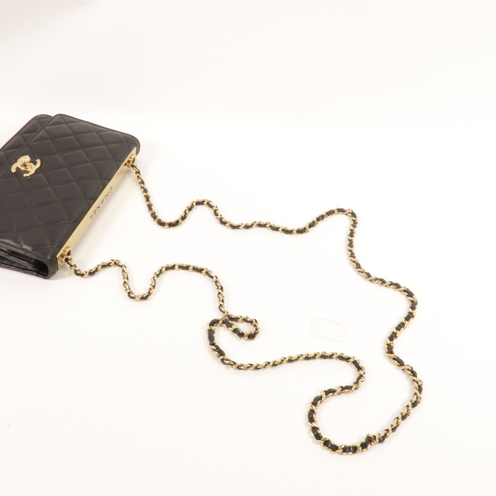 CHANEL 羊皮皮革Trendy Wallet On Chain鏈帶肩背袋