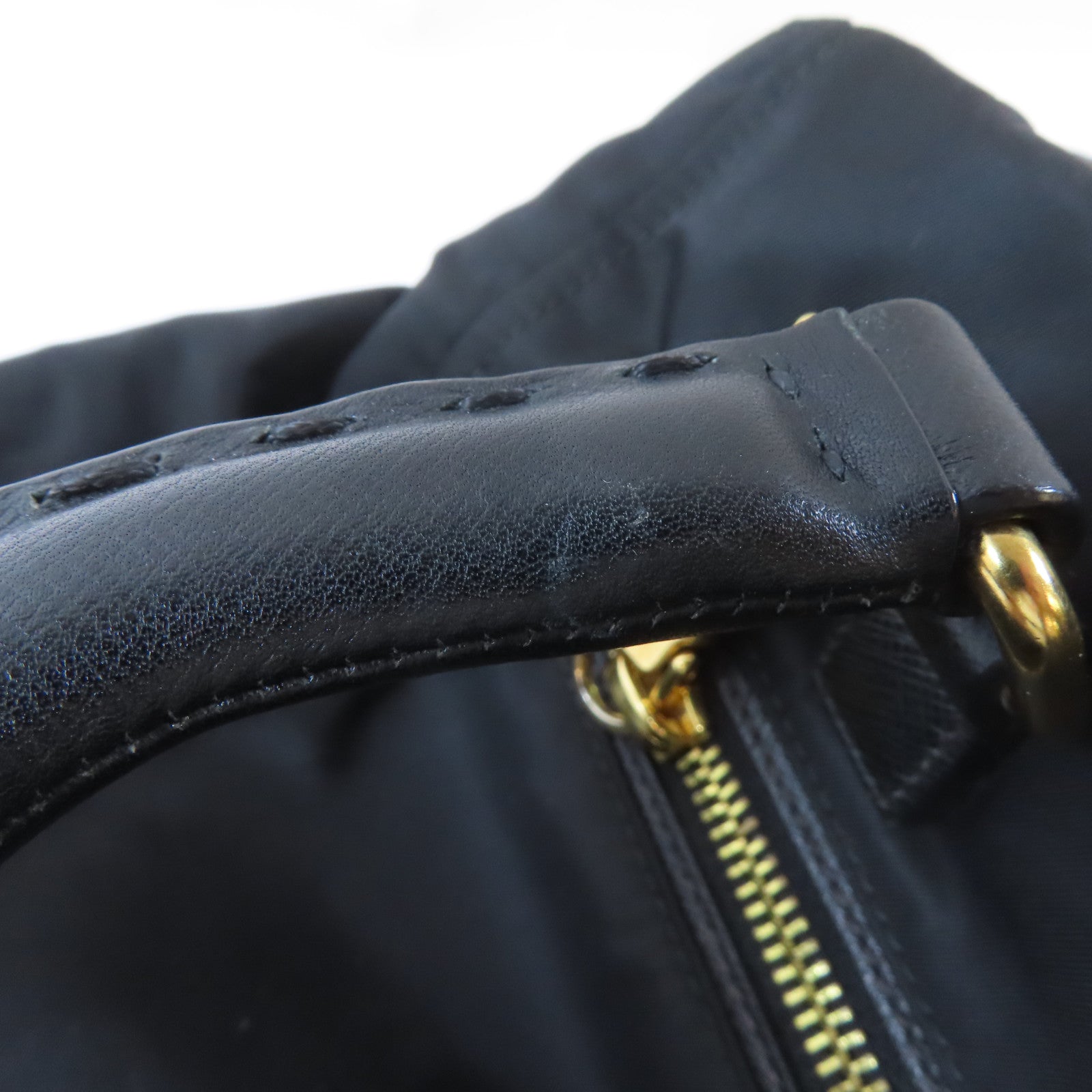 PRADA 【激減優惠】尼龍2 Way Shoulder Bag金扣手挽肩背兩用袋黑色