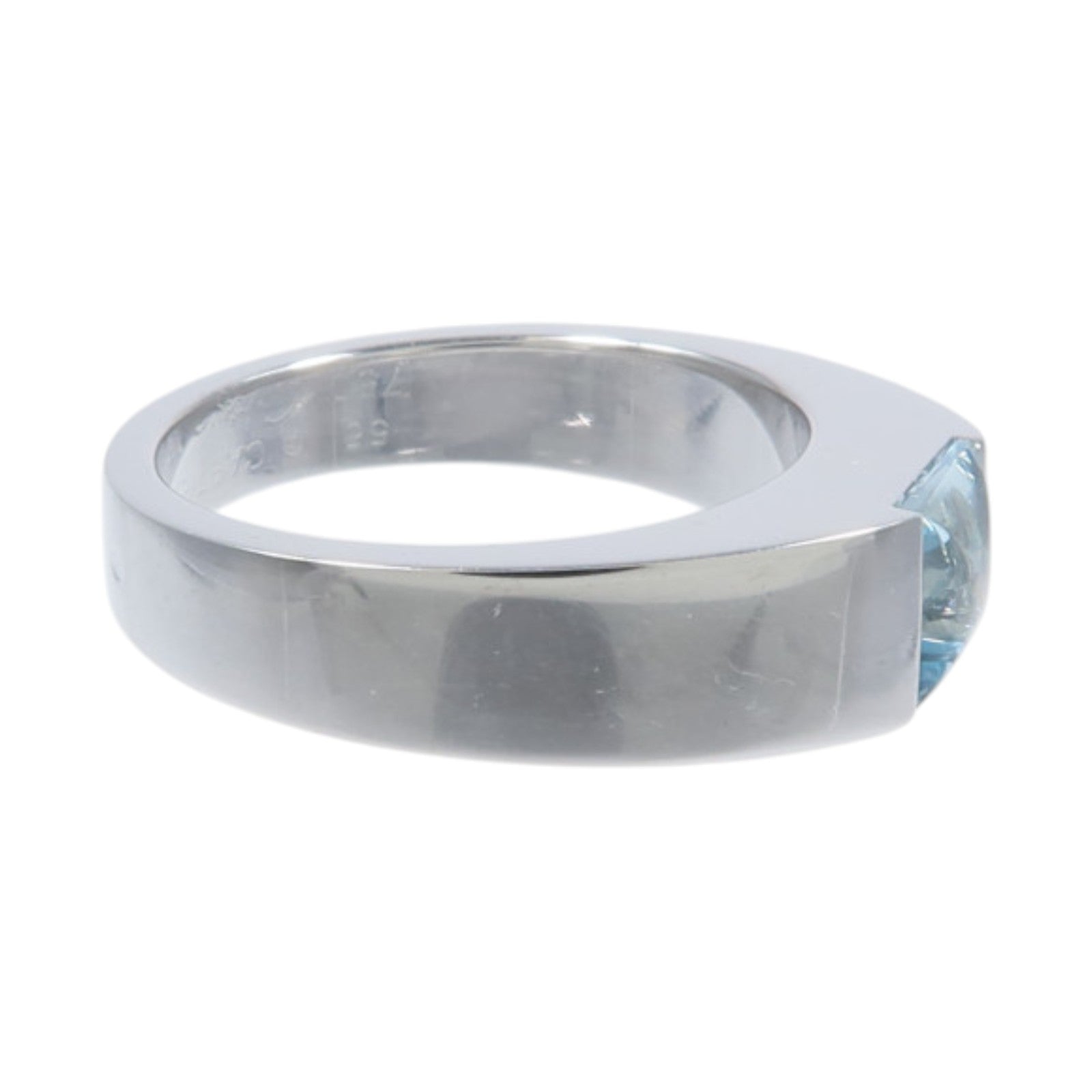 CARTIER 18K白金Tank Ring戒指