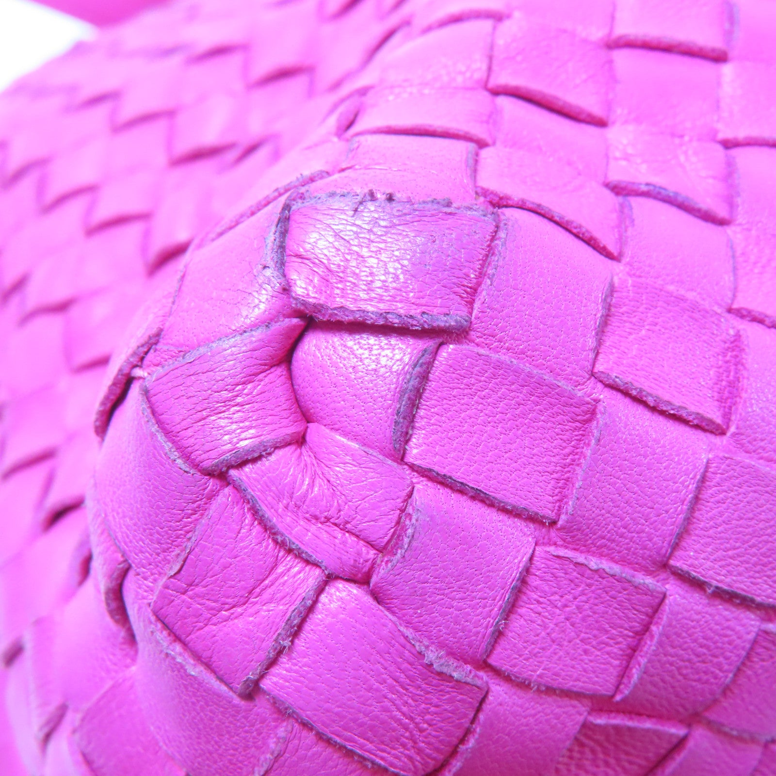 BOTTEGA VENETA 牛皮皮革Tote Bag肩背袋粉紅色
