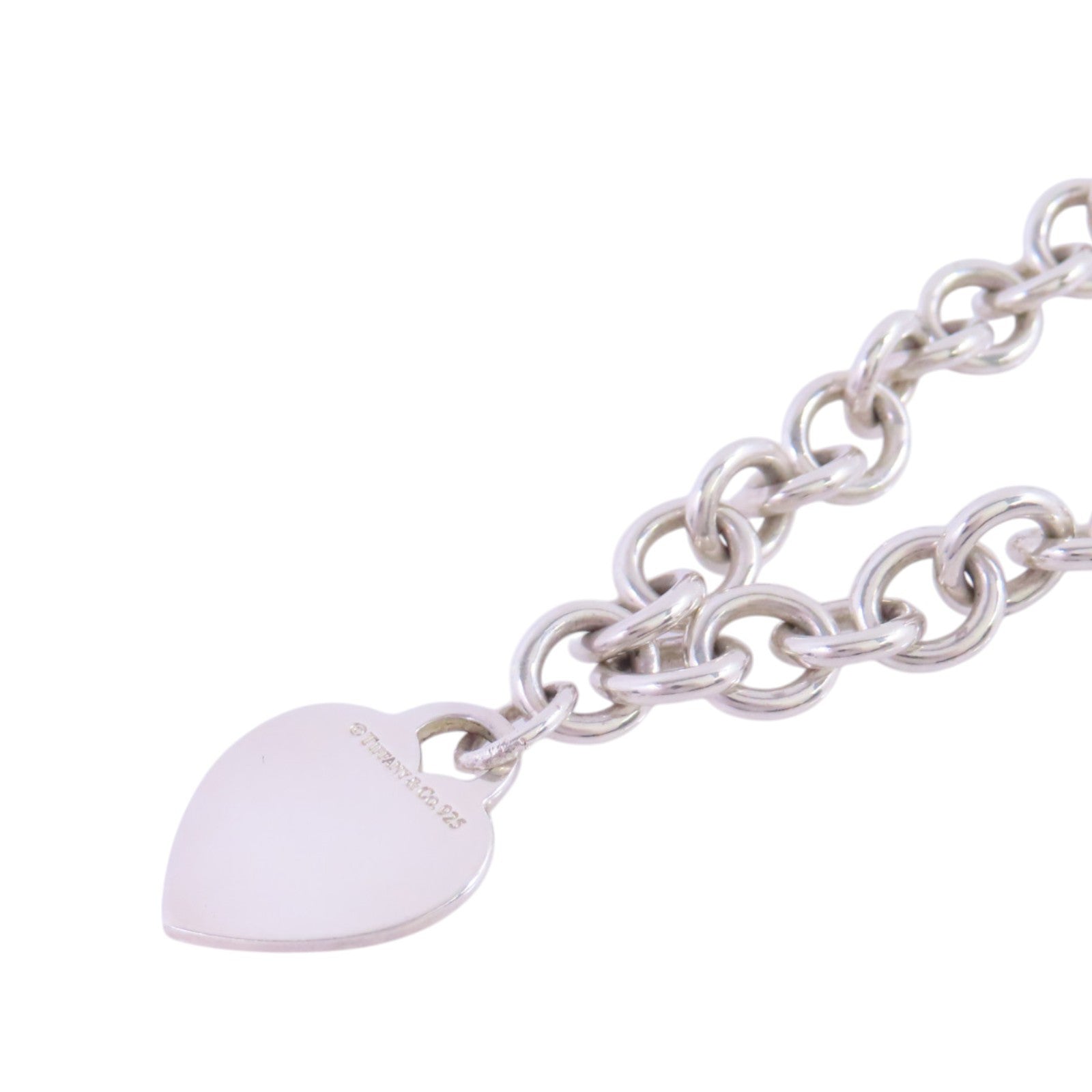 TIFFANY＆CO 925純銀Heart Tag Necklace項鏈