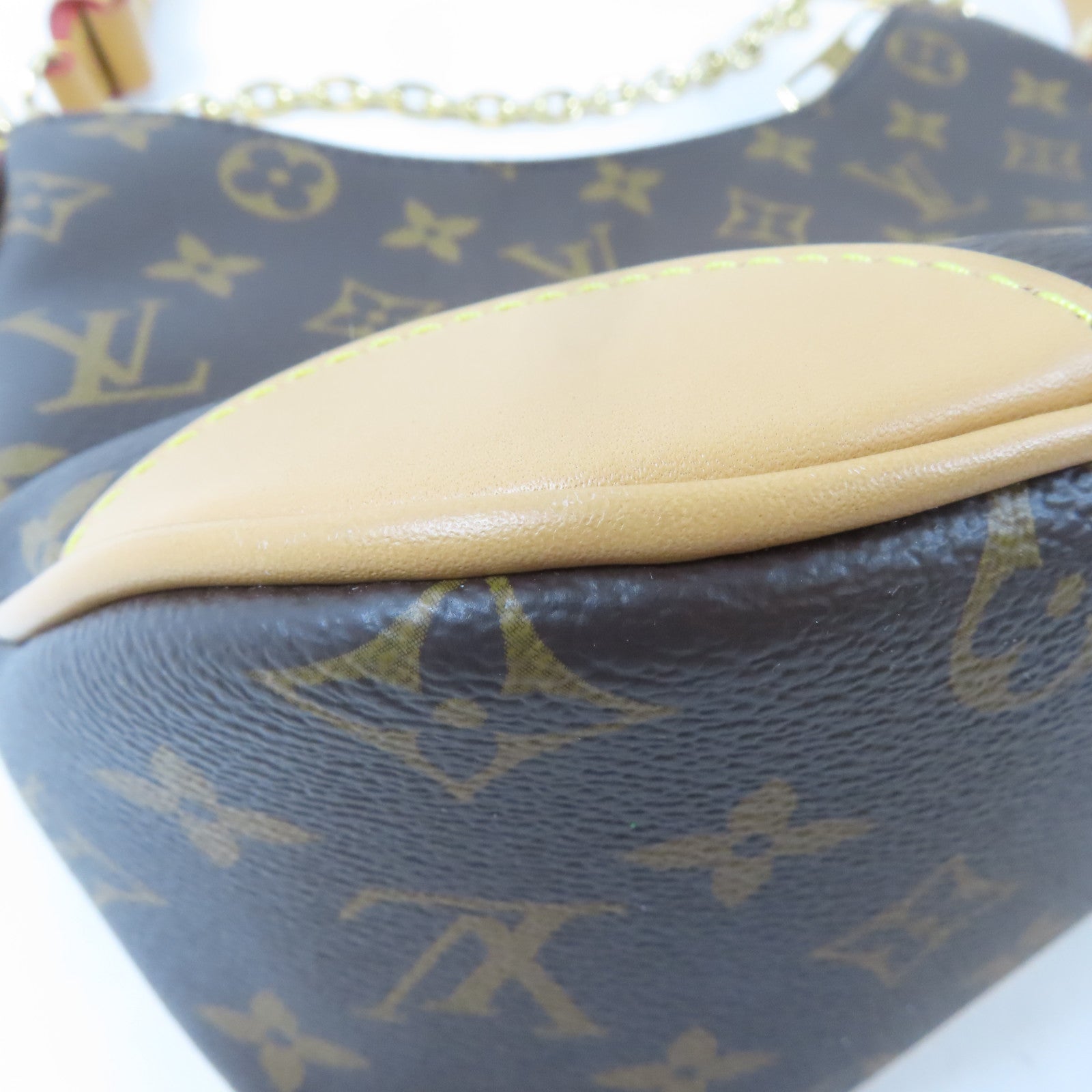 LOUIS VUITTON Monogram Boulogne金扣肩背袋啡色
