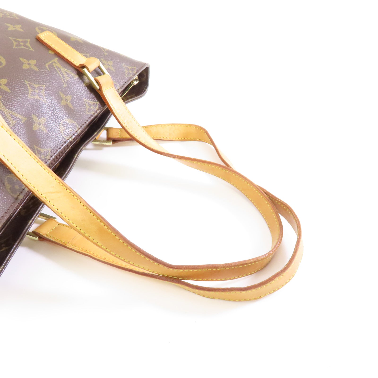 LOUIS VUITTON 【激減優惠】Monogram Cabas Piano金扣肩背袋啡色