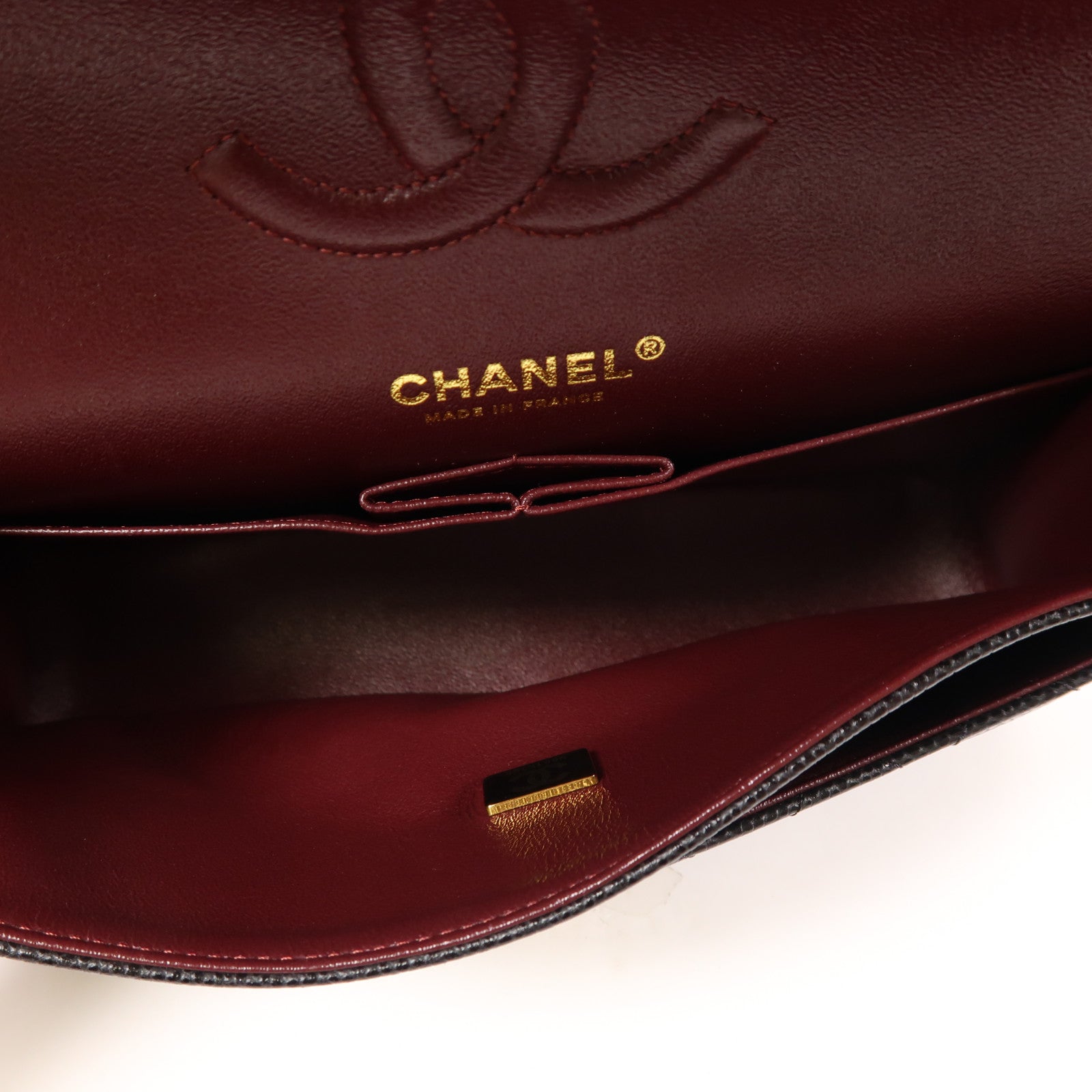 CHANEL 牛皮皮革Classic 25金扣鏈帶肩背袋