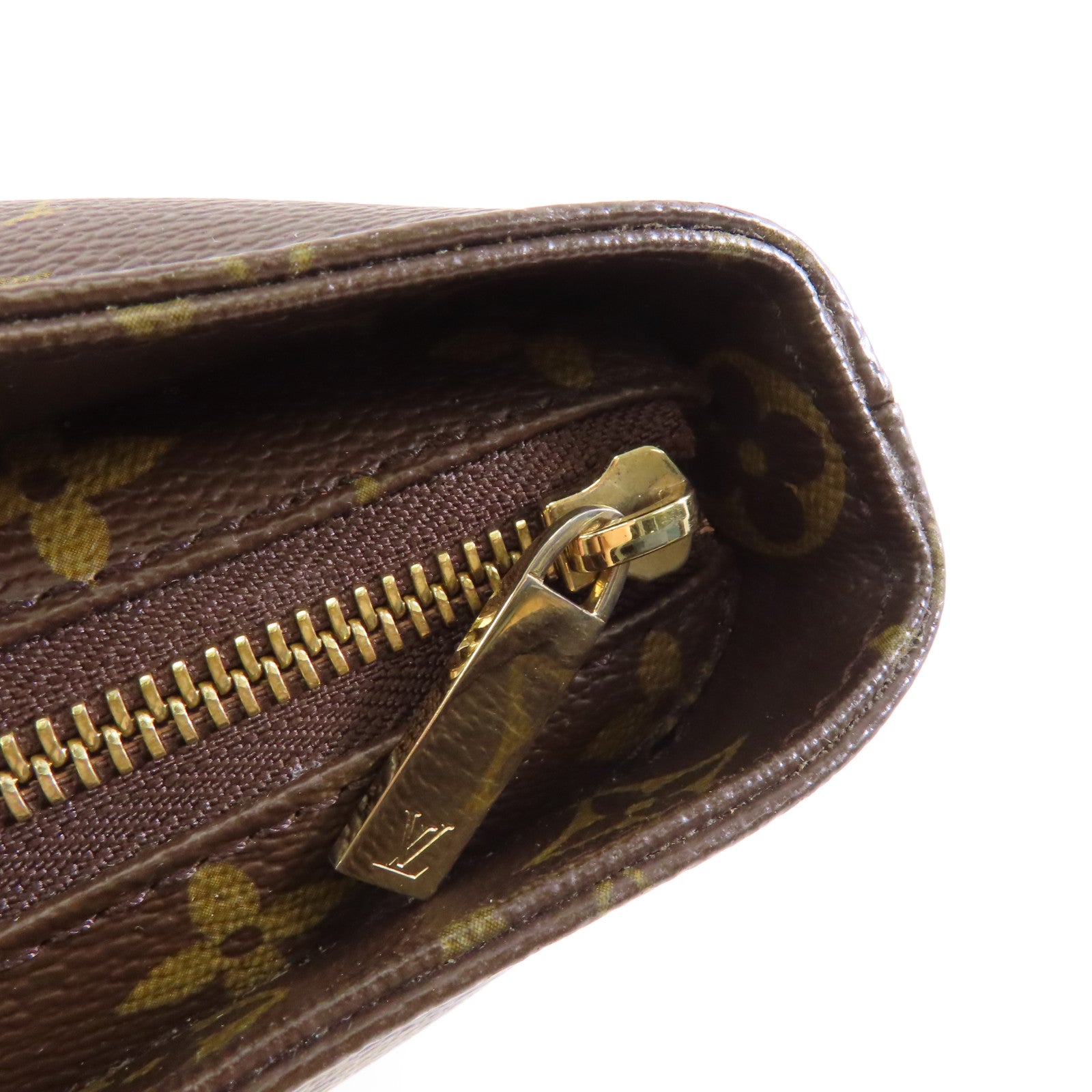 LOUIS VUITTON 【激減優惠】Monogram Cabas Piano金扣肩背袋啡色