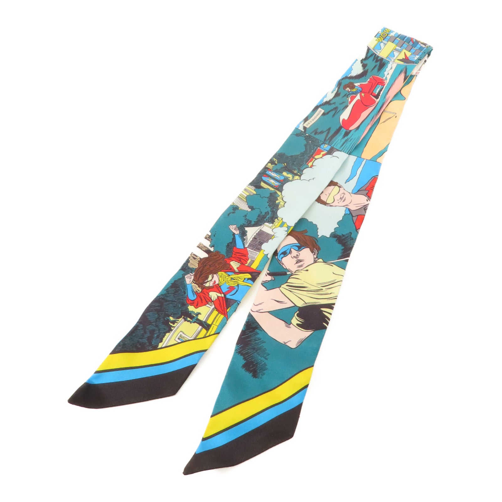 HERMES 絲質Twilly絲巾