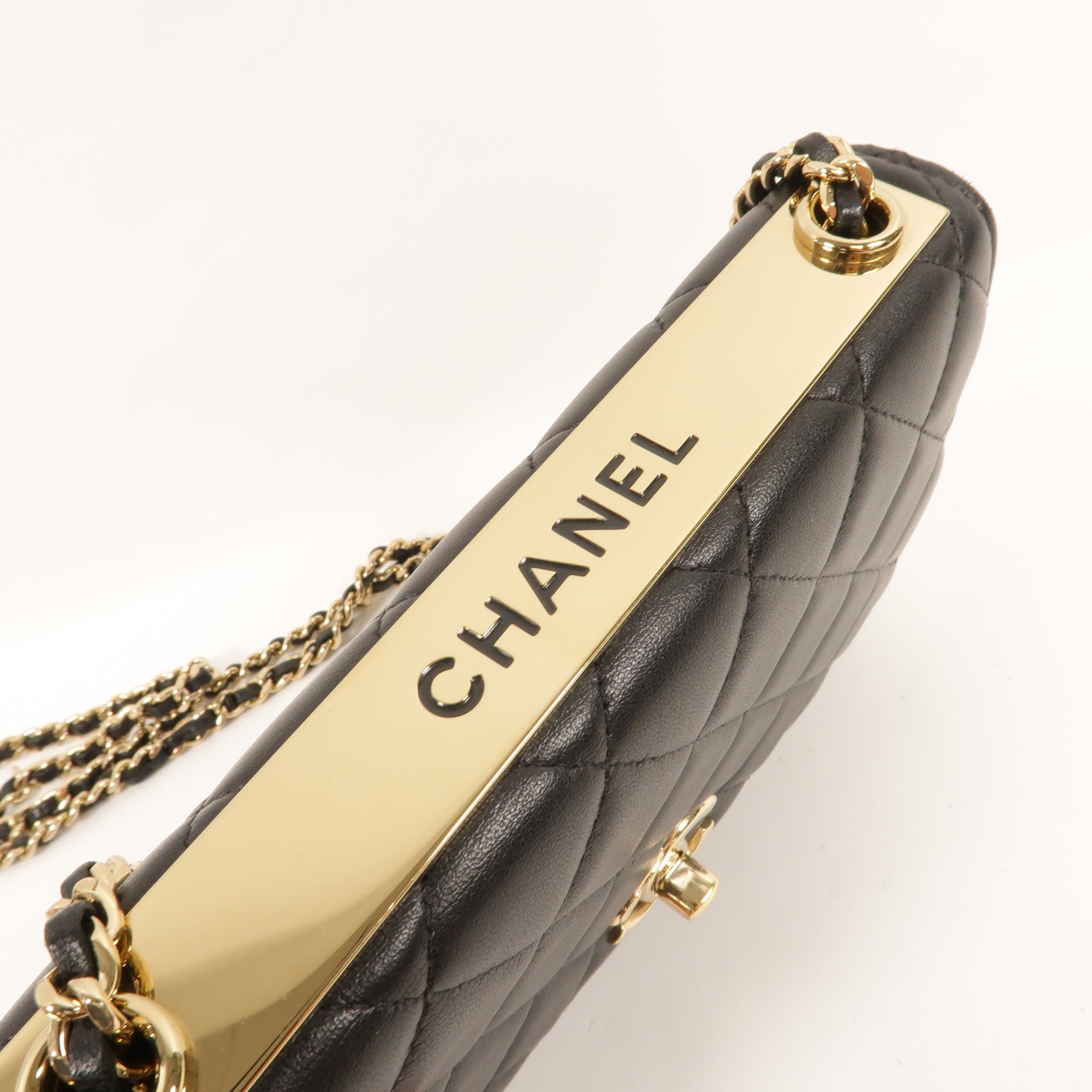 CHANEL 羊皮皮革Trendy Wallet On Chain鏈帶肩背袋