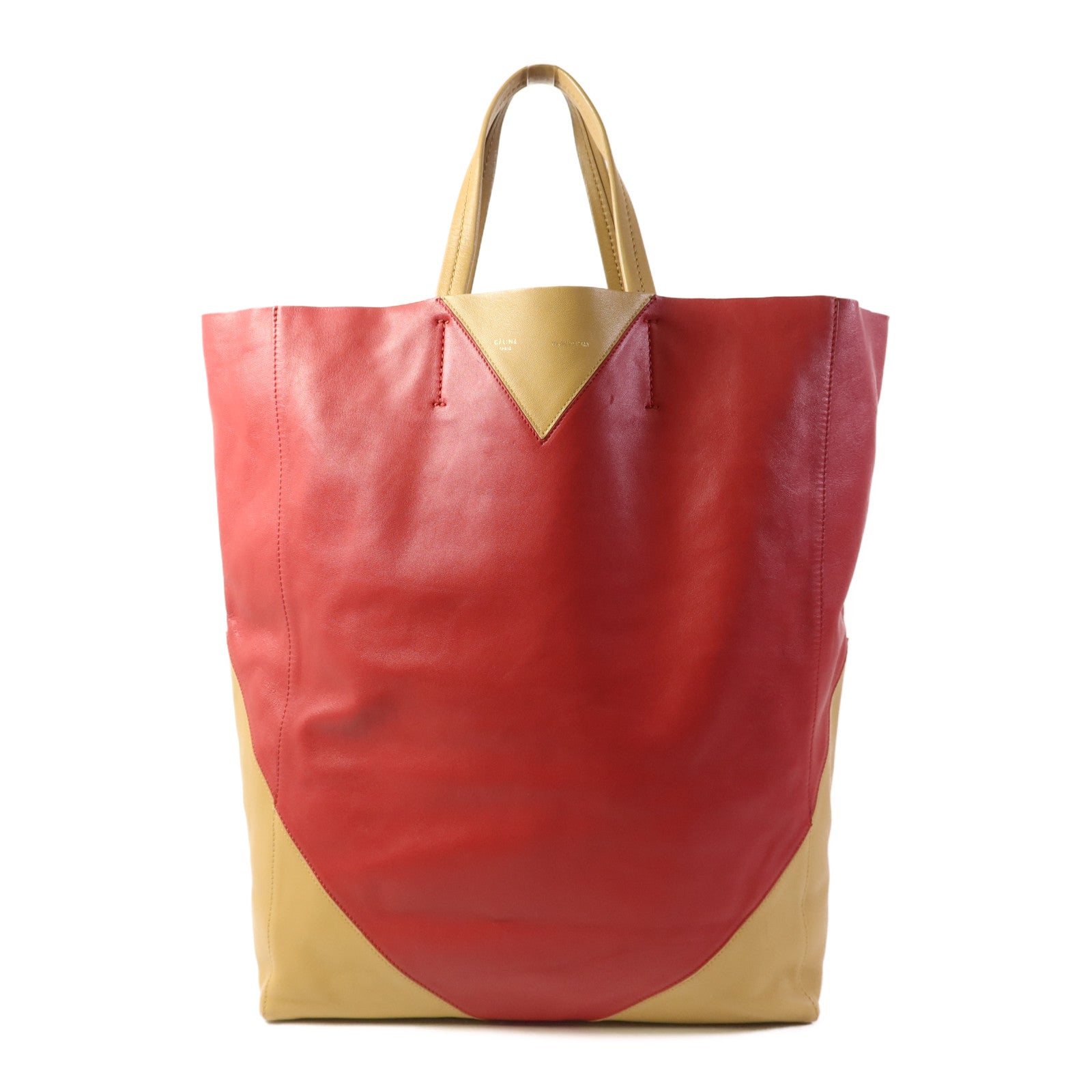 CELINE 【激減優惠】羊皮皮革CABAS Tote Bag金扣手挽袋