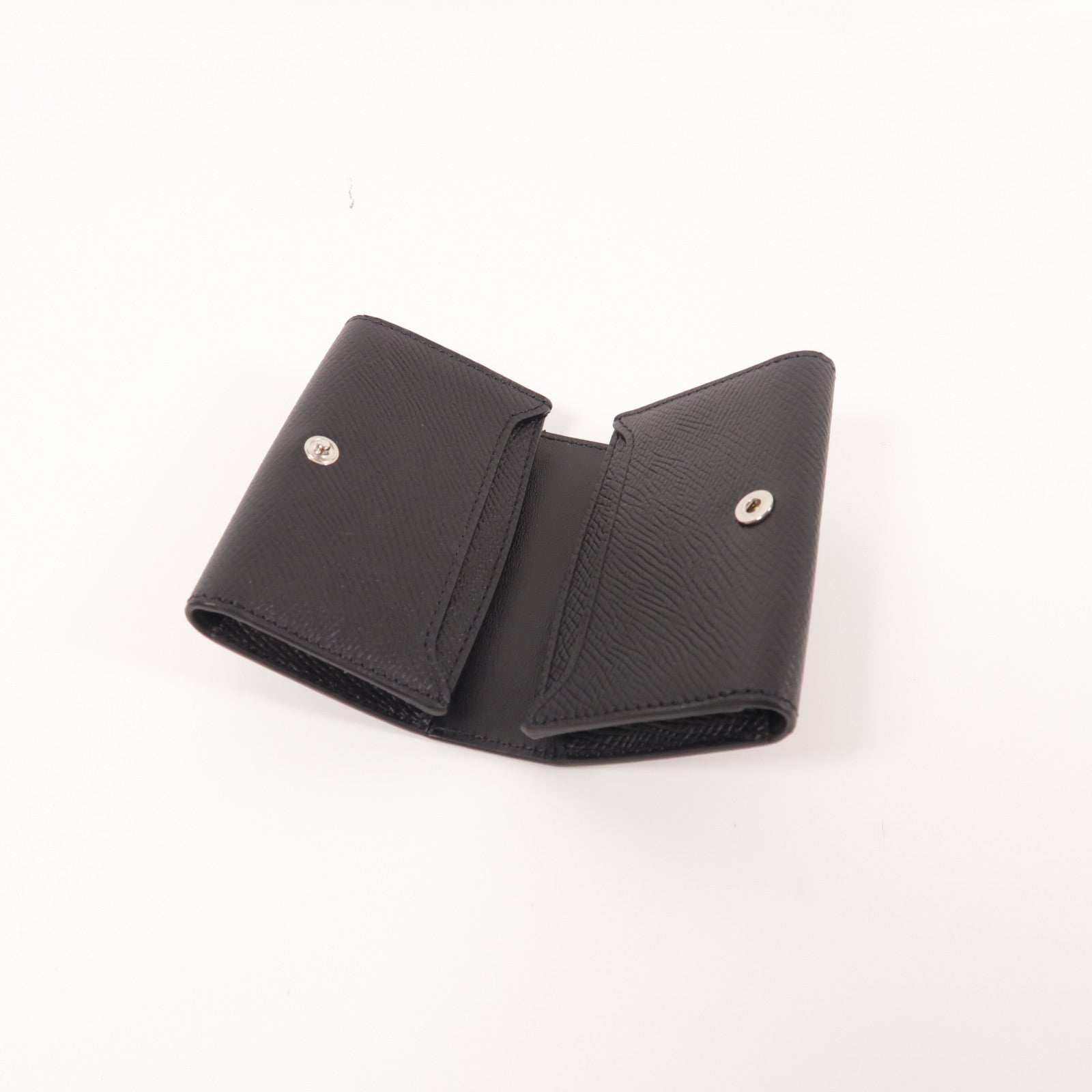 CELINE 牛皮皮革Card Holder銀扣卡片套