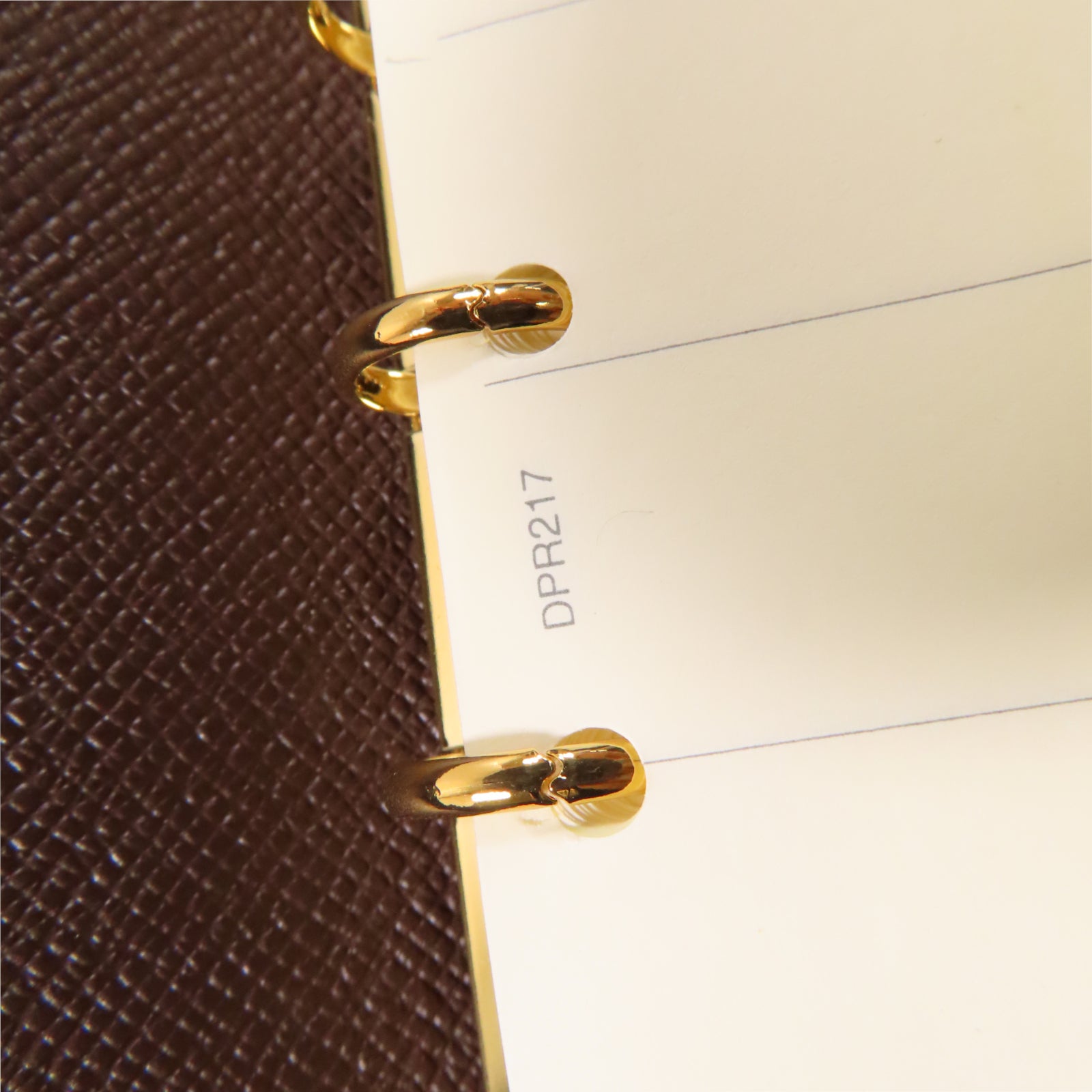 LOUIS VUITTON 【激減優惠】Damier Agende PM金扣記事簿啡色