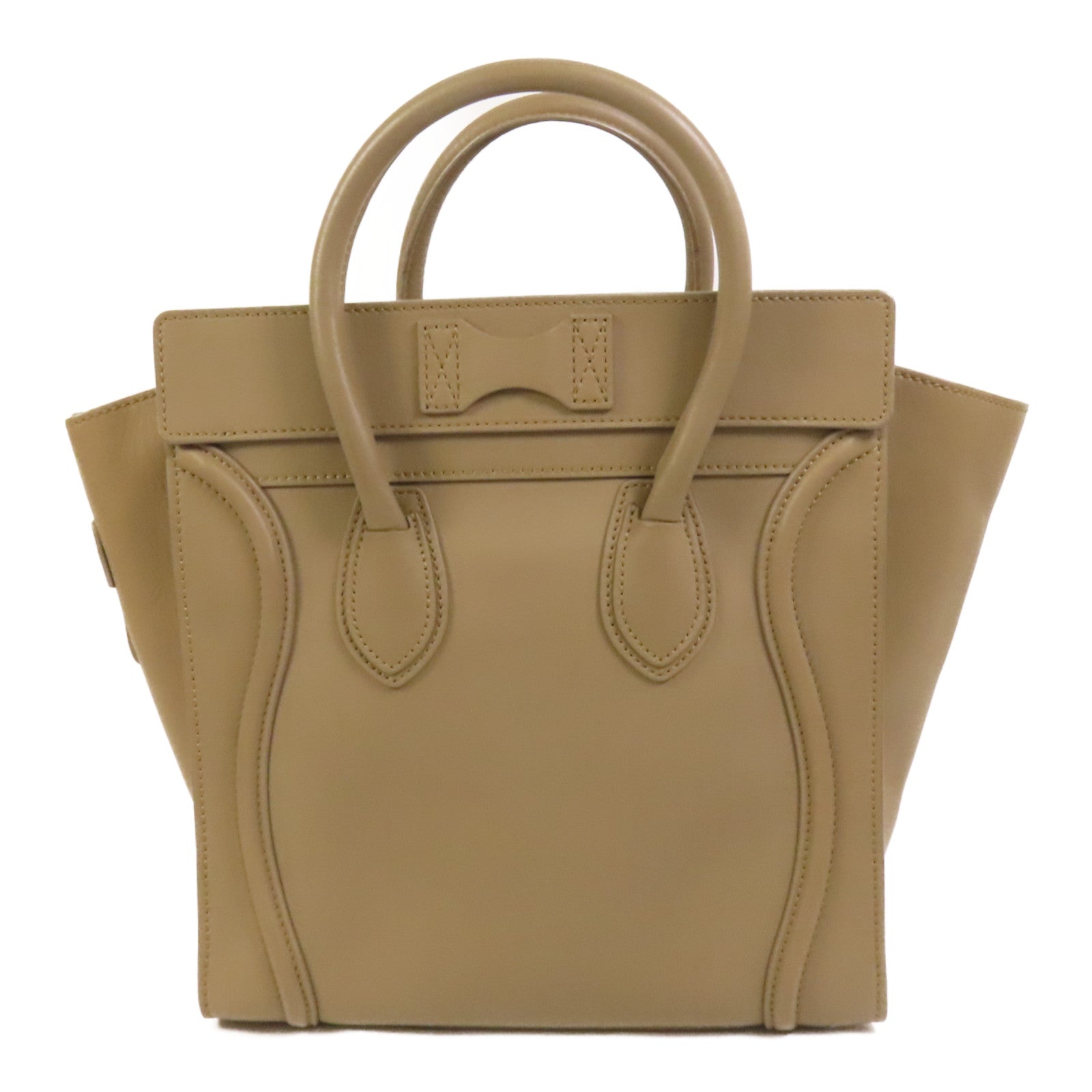 CELINE 牛皮皮革Mini Luggage手挽袋