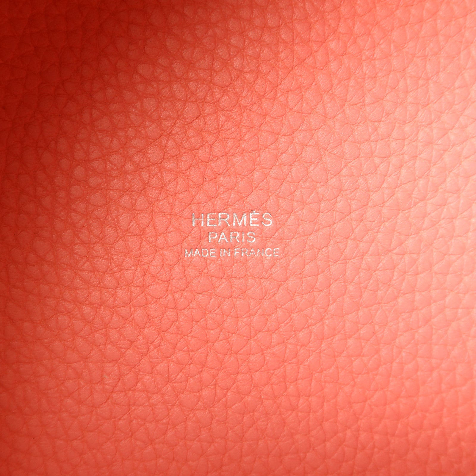 HERMES Clemence皮革Picotin MM銀扣手挽袋Rose Azalee