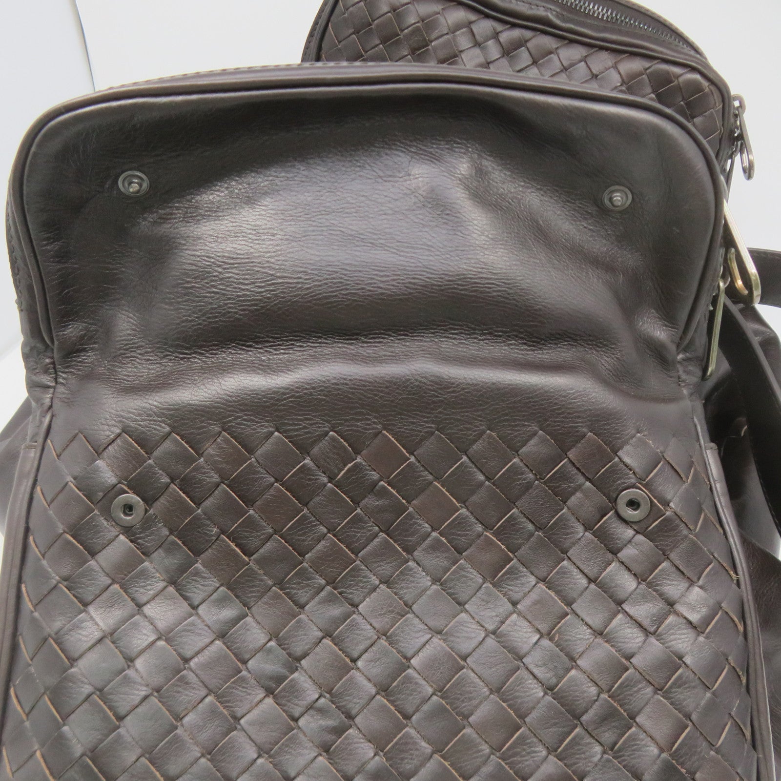 BOTTEGA VENETA 羊皮皮革Shoulder Bag肩背袋啡色