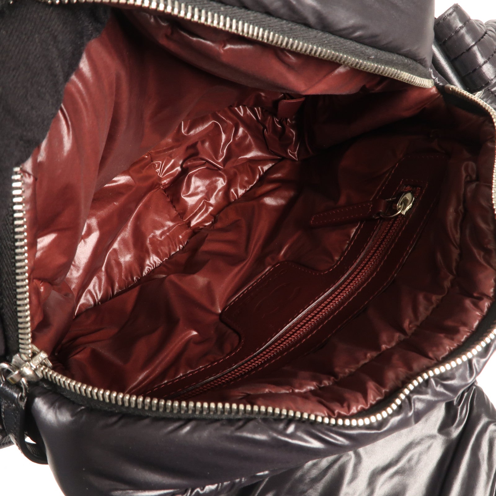 CHANEL 尼龍Coco Cocoon Messenger PM銀扣肩背袋