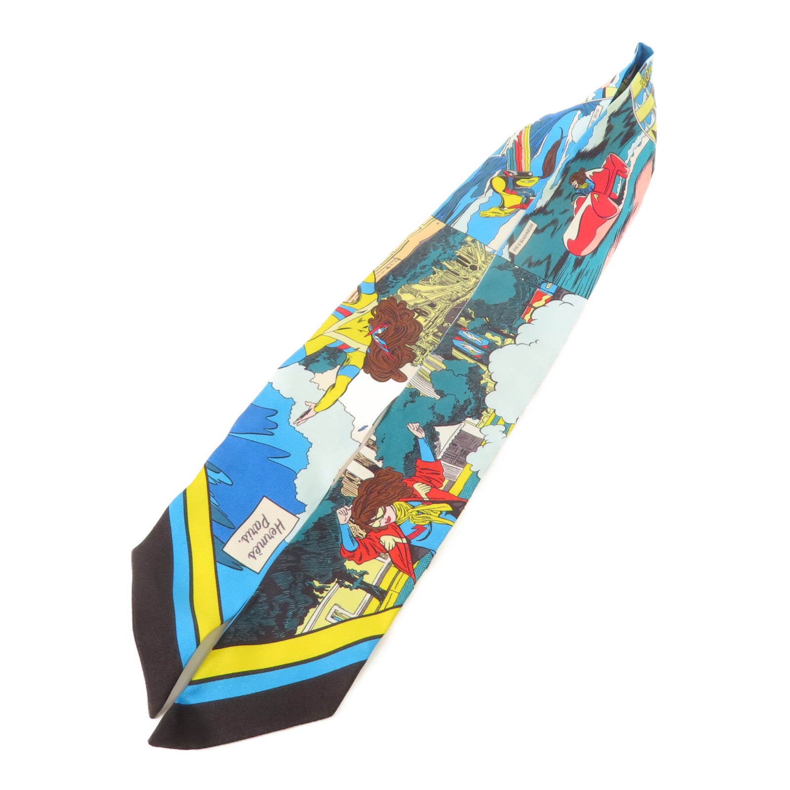 HERMES 絲質Twilly絲巾