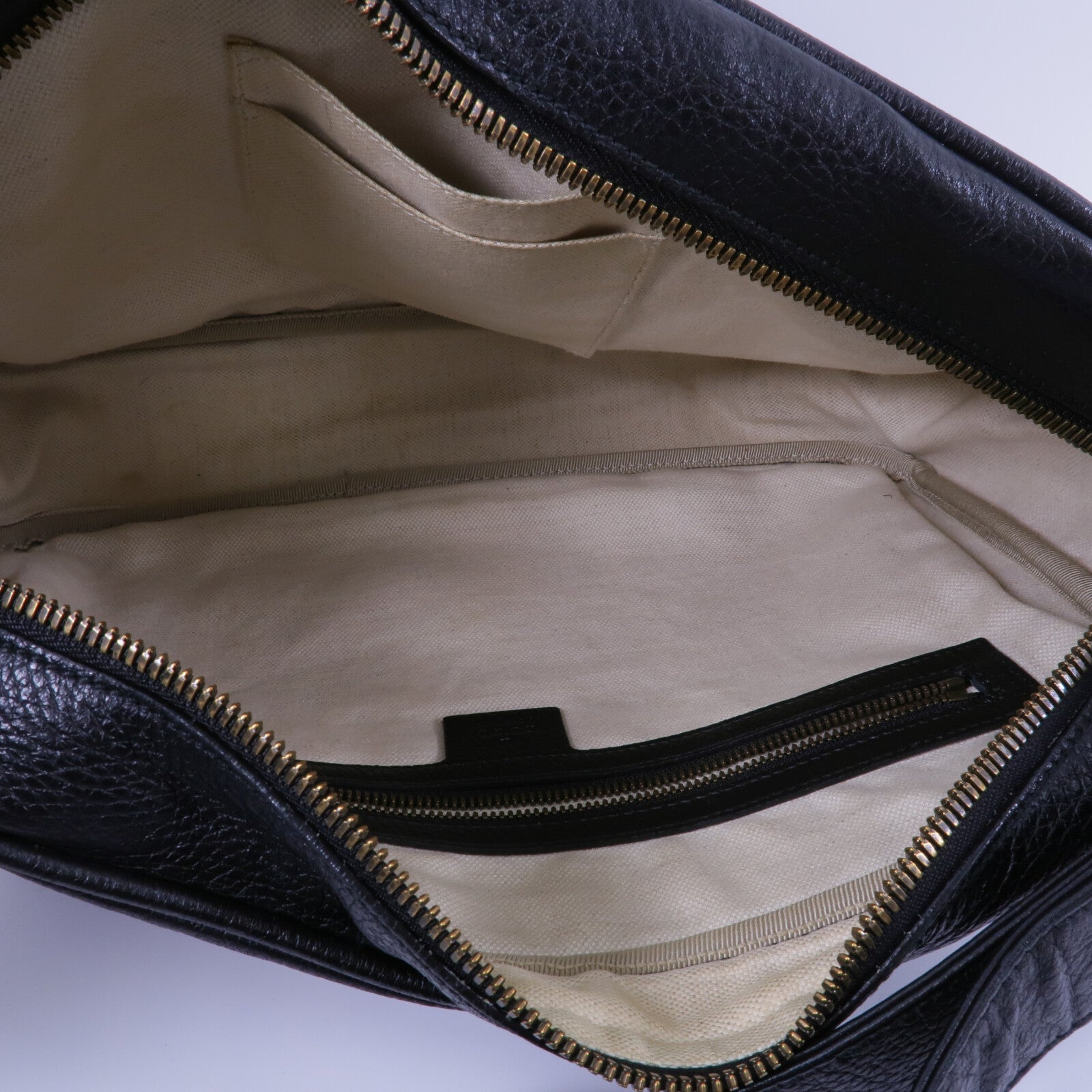 GUCCI 牛皮皮革Logo Print Messenger Bag肩背袋