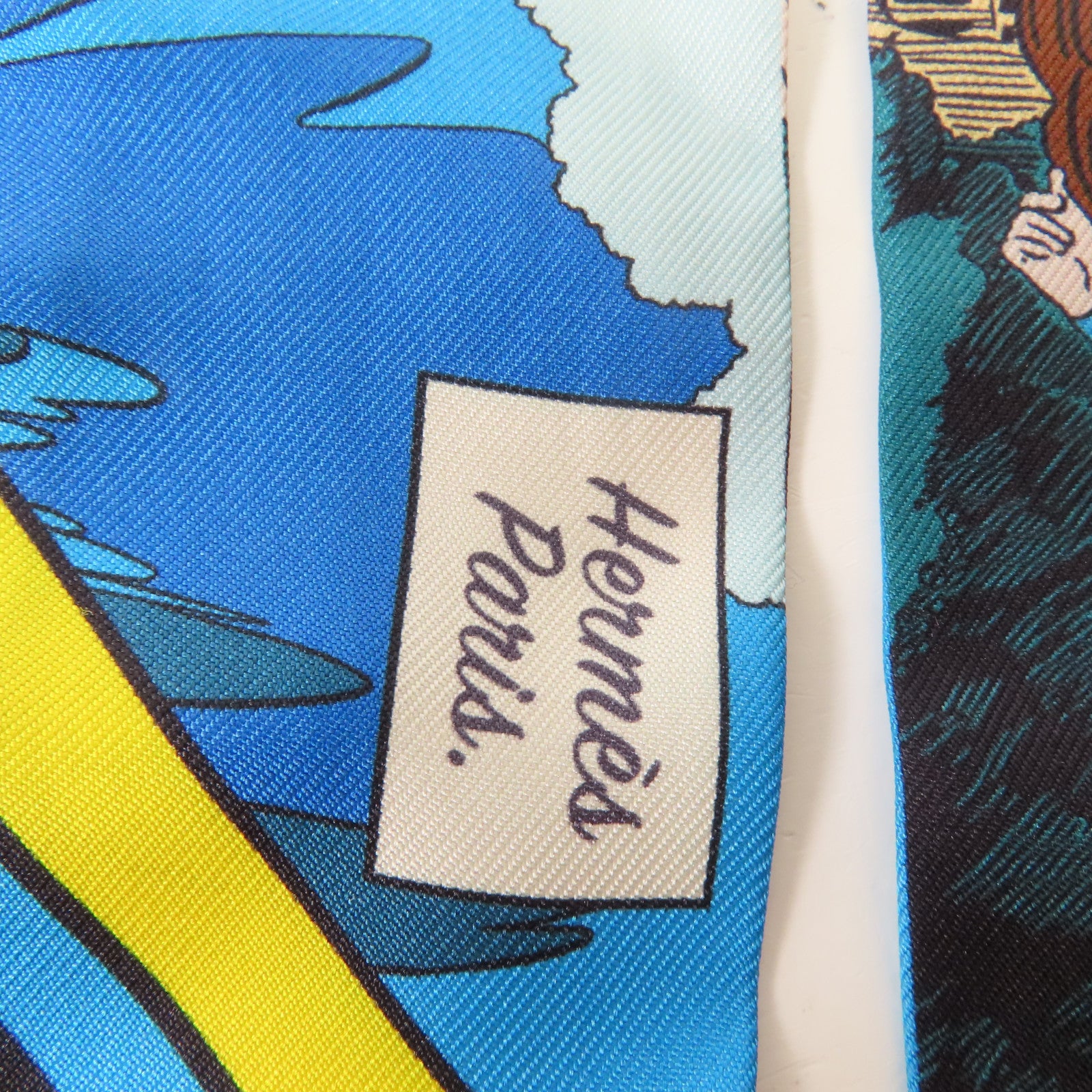 HERMES 絲質Twilly絲巾