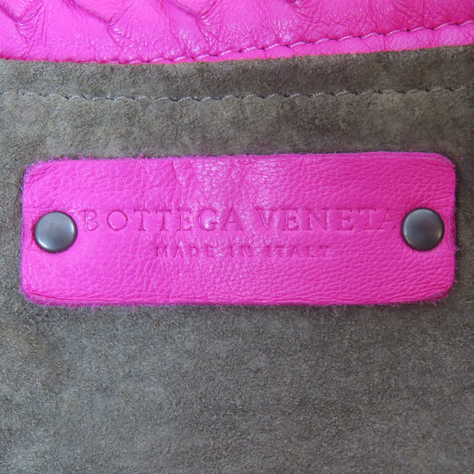 BOTTEGA VENETA 牛皮皮革Tote Bag肩背袋粉紅色