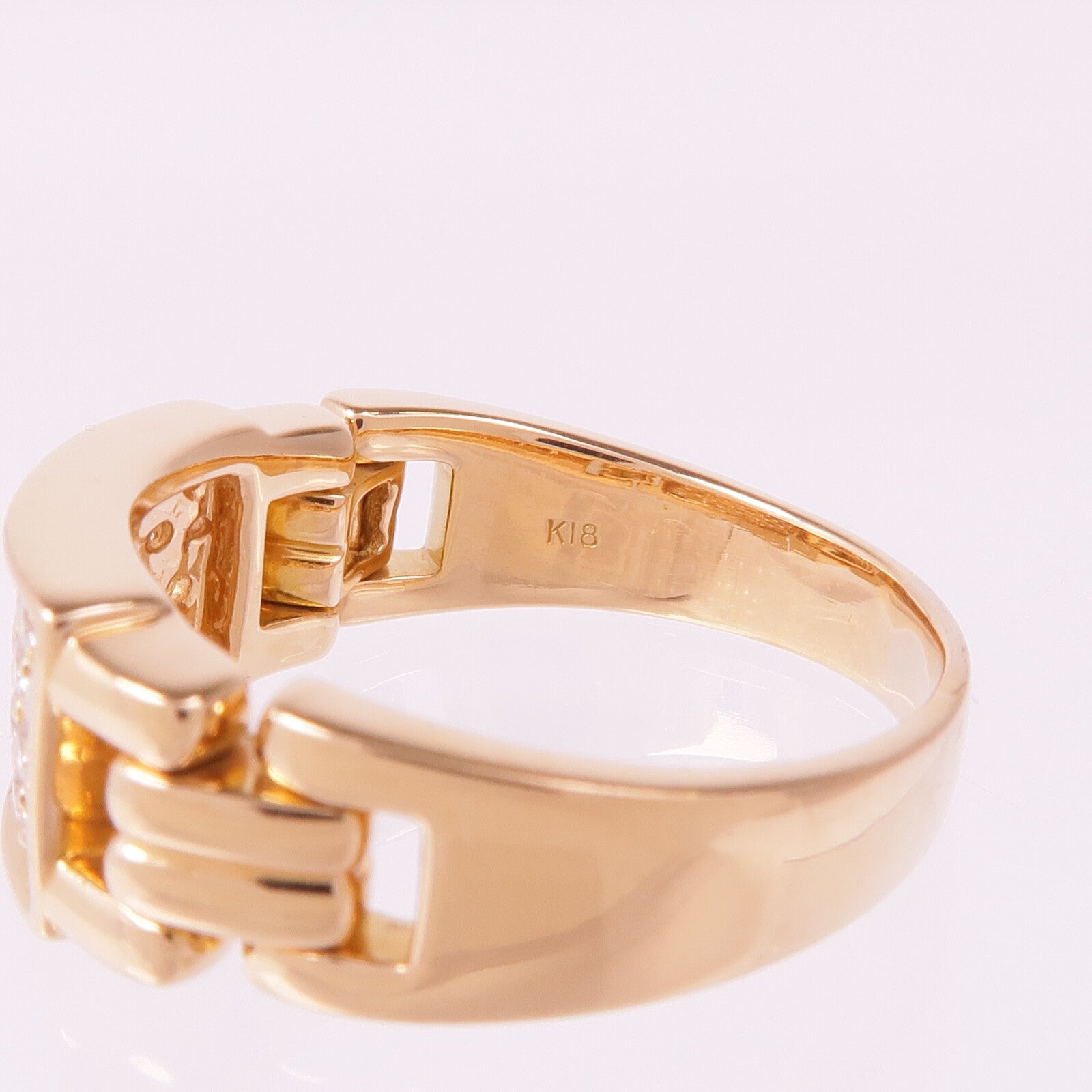 JEWELRY 18K玫瑰金Diamond Ring鑽石戒指US#8.5