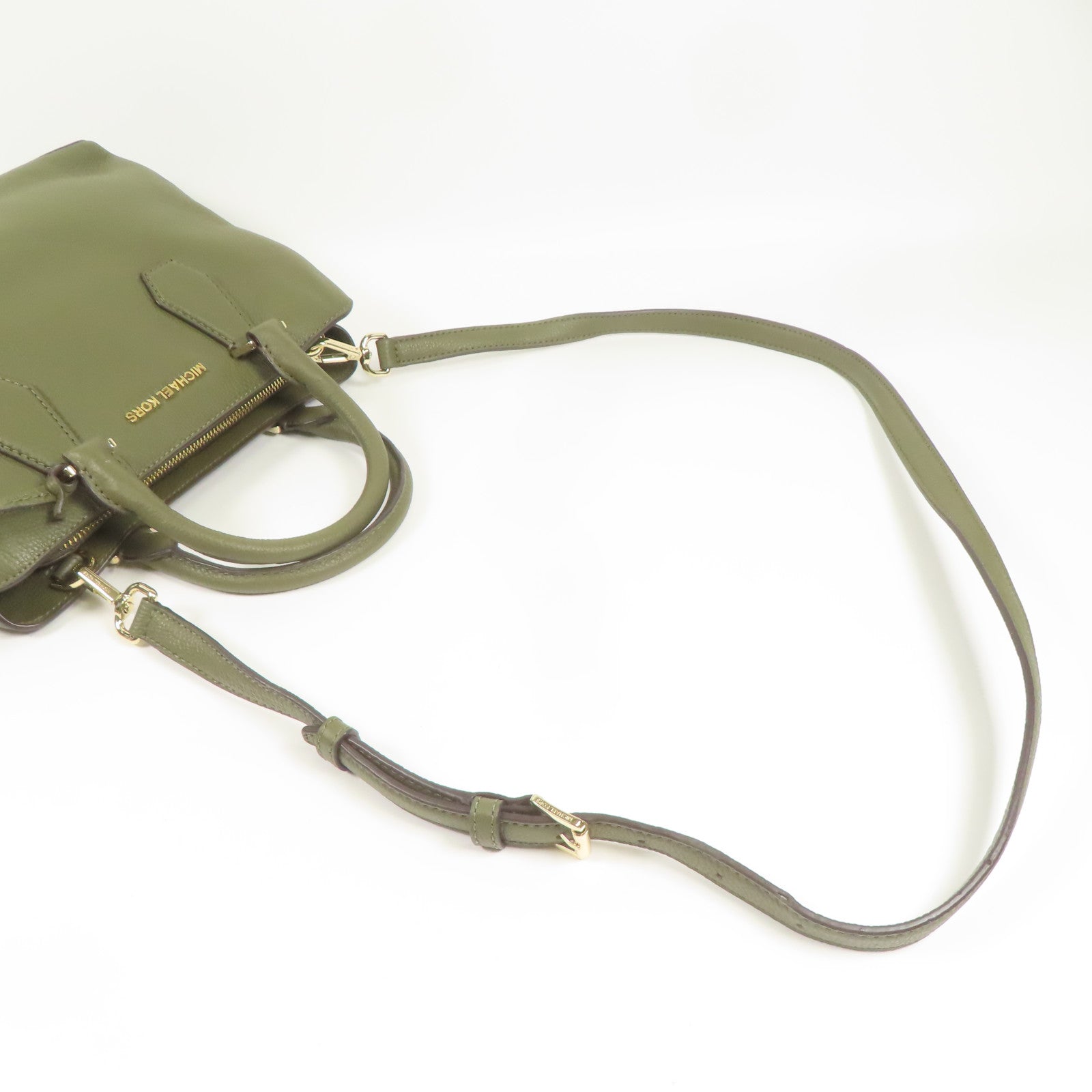 Michael Kors 牛皮皮革2 Way Shoulder金扣手挽肩背兩用袋