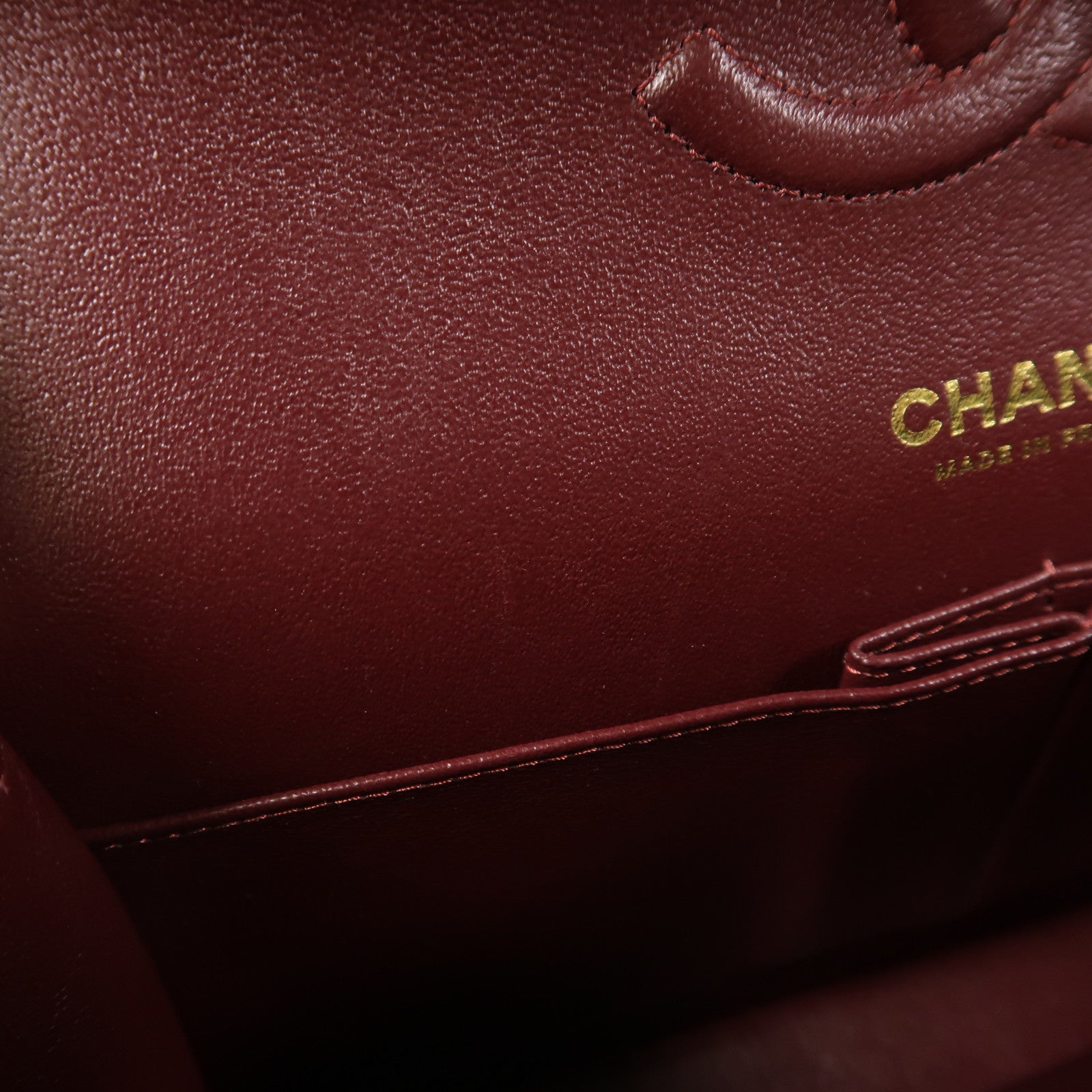 CHANEL 牛皮皮革Classic 25金扣鏈帶肩背袋