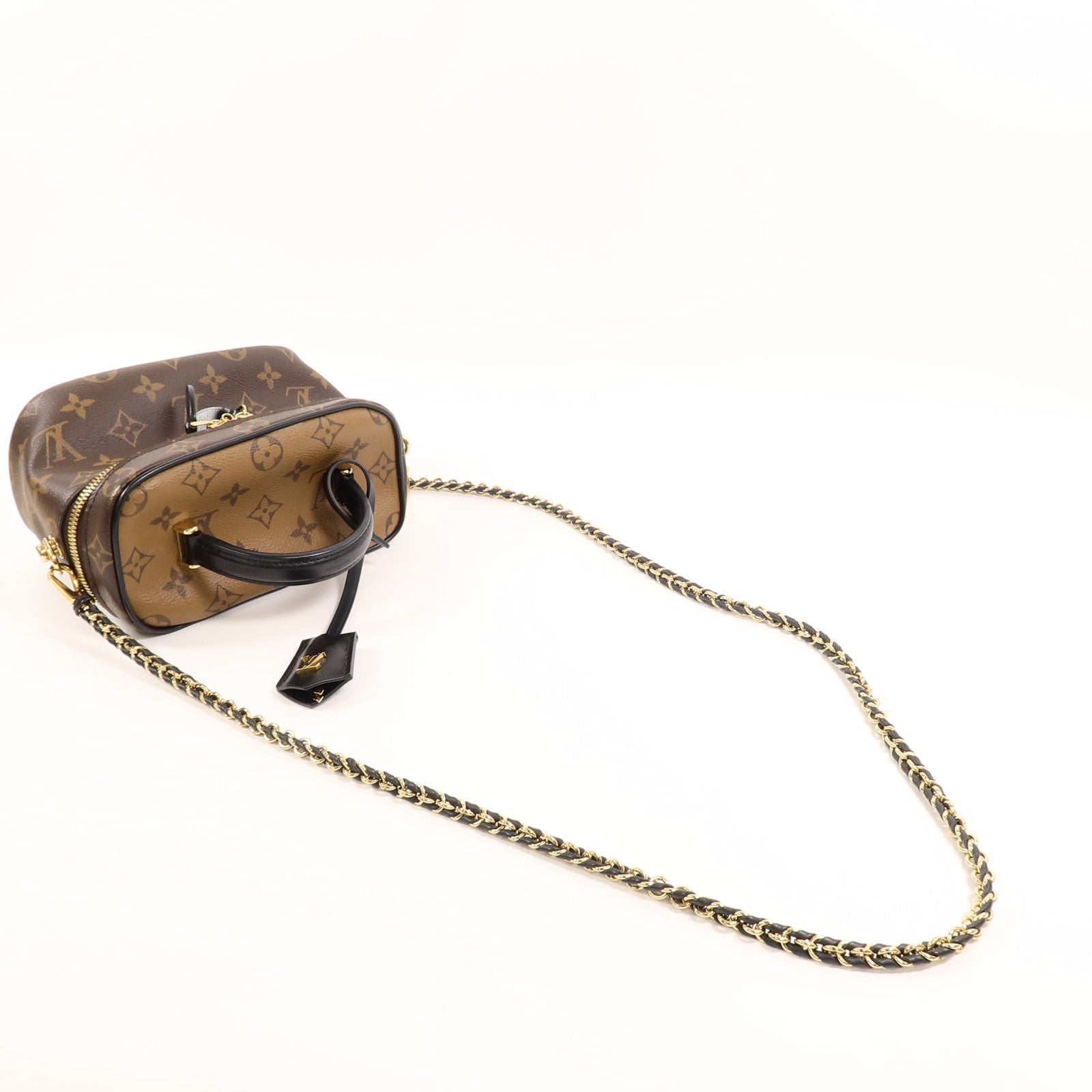 LOUIS VUITTON Monogram Reverse Vanity PM手挽肩背兩用袋
