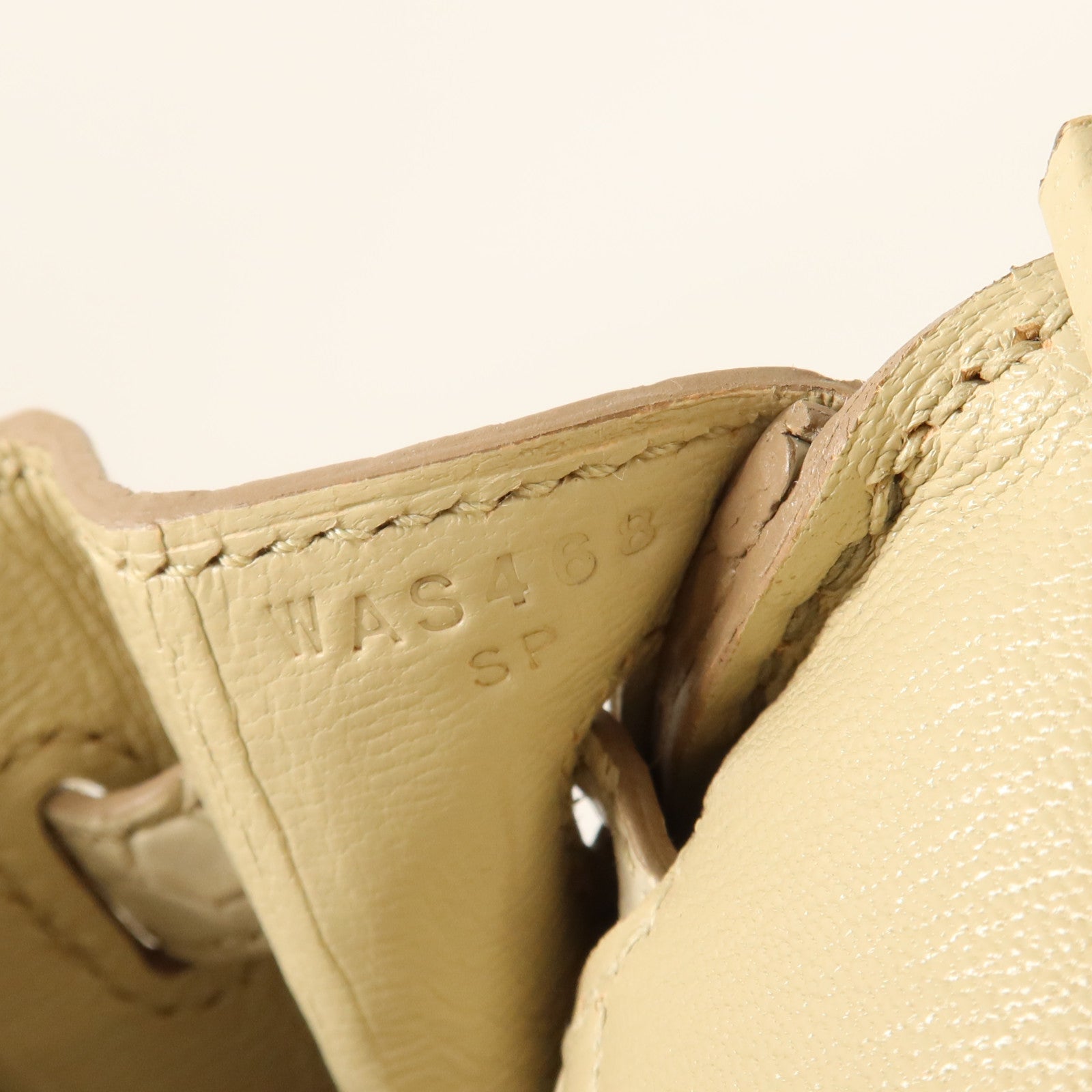 HERMES Alligator Mat皮革Birkin 25金扣手挽袋Beton