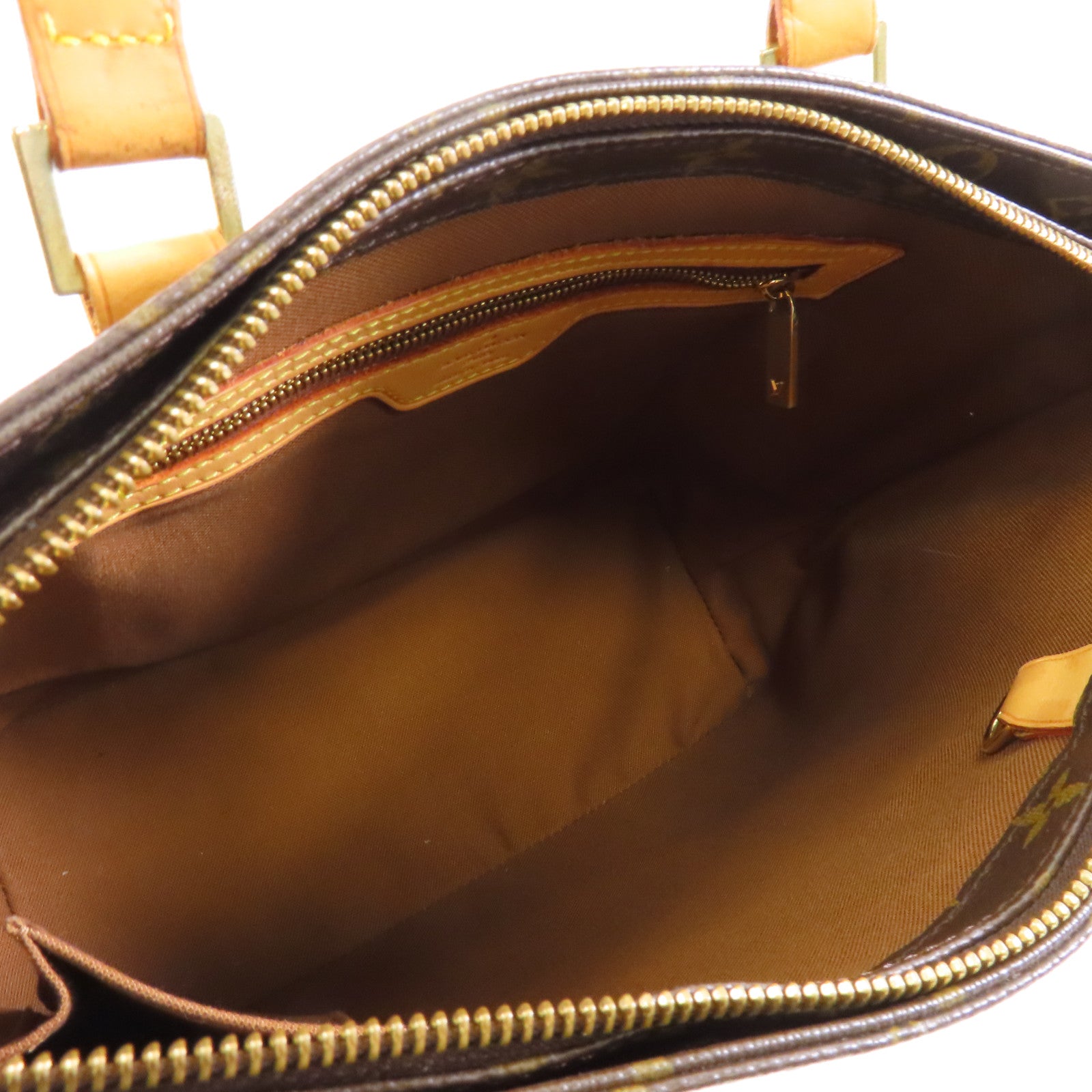 LOUIS VUITTON 【激減優惠】Monogram Cabas Piano金扣肩背袋啡色