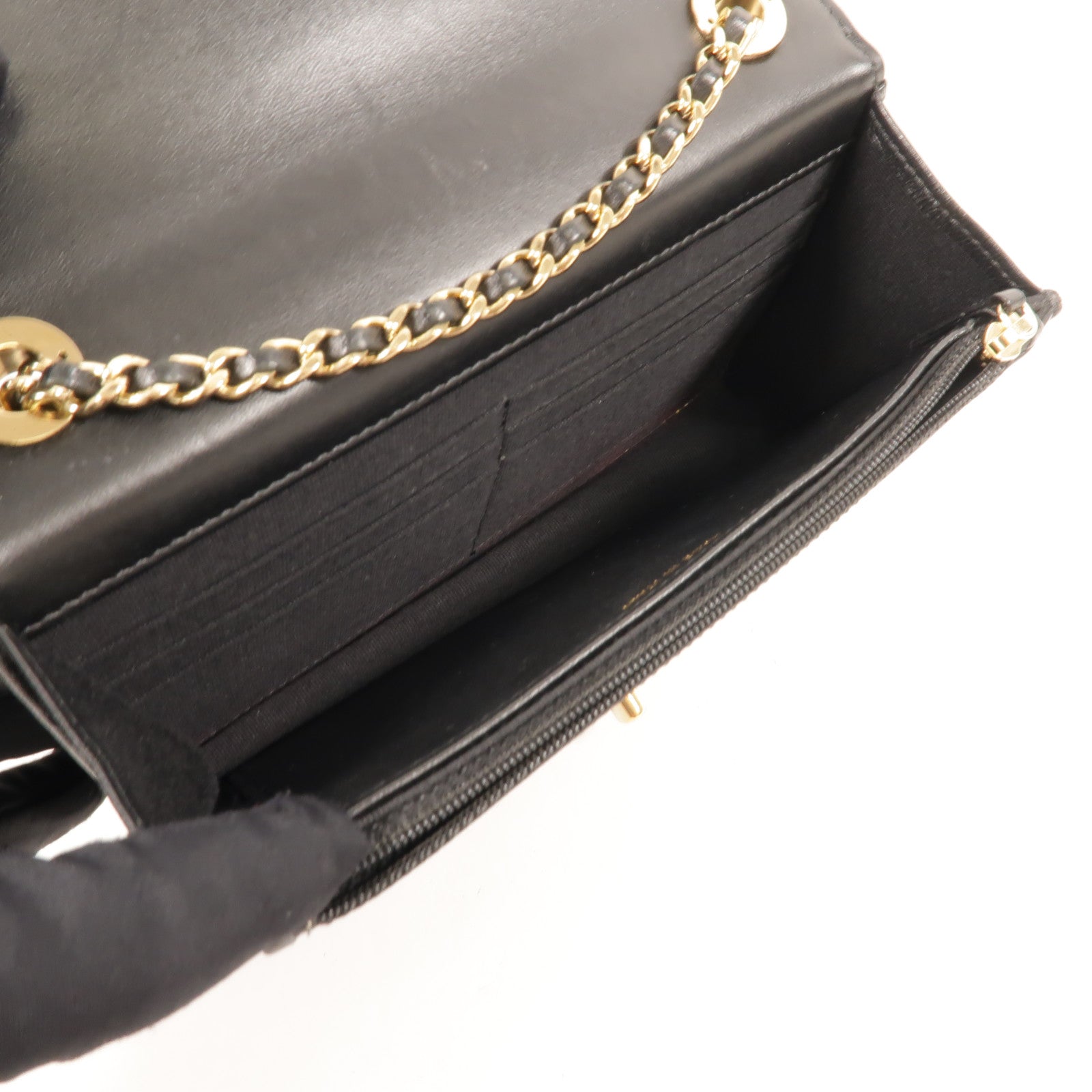 CHANEL 羊皮皮革Trendy Wallet On Chain鏈帶肩背袋