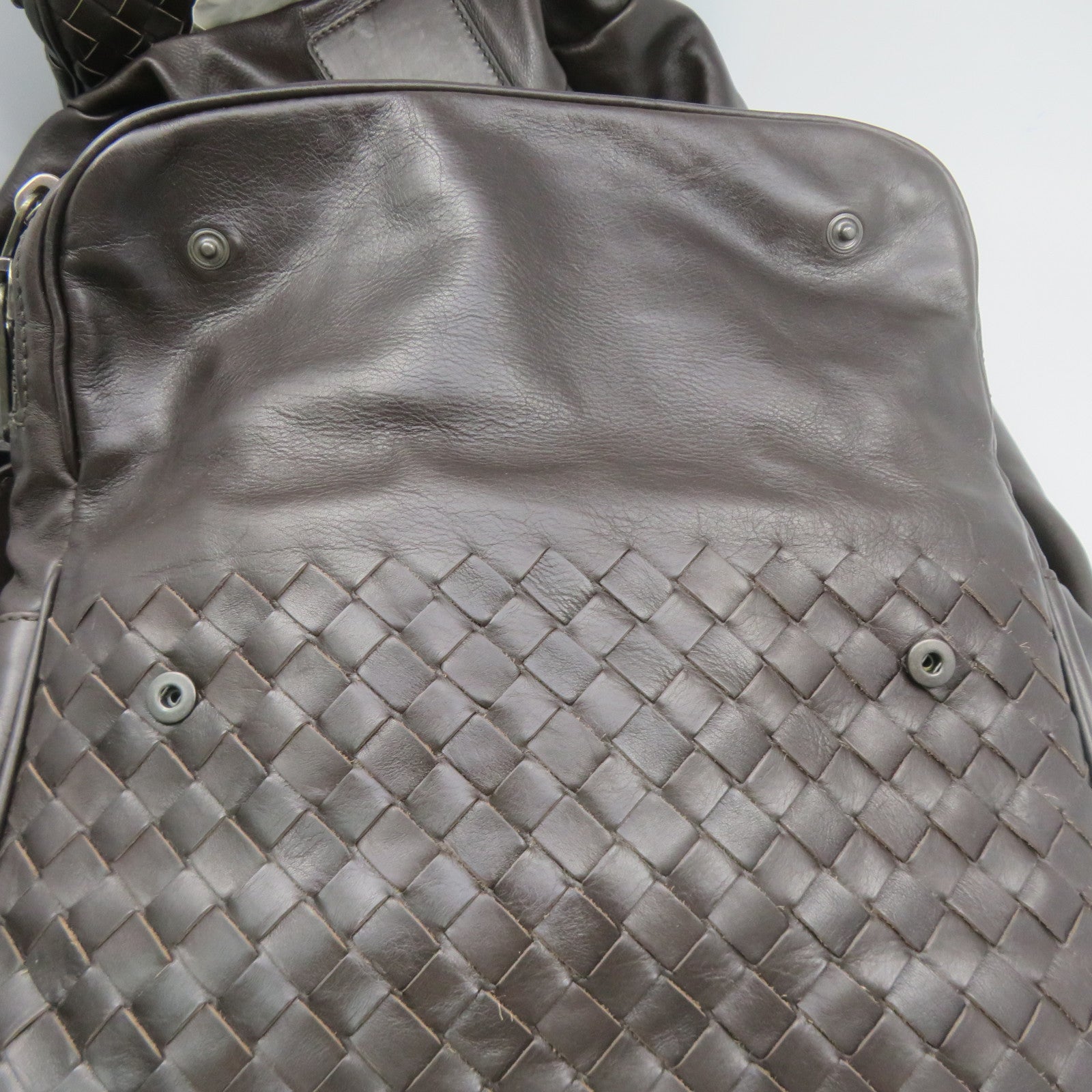 BOTTEGA VENETA 羊皮皮革Shoulder Bag肩背袋啡色