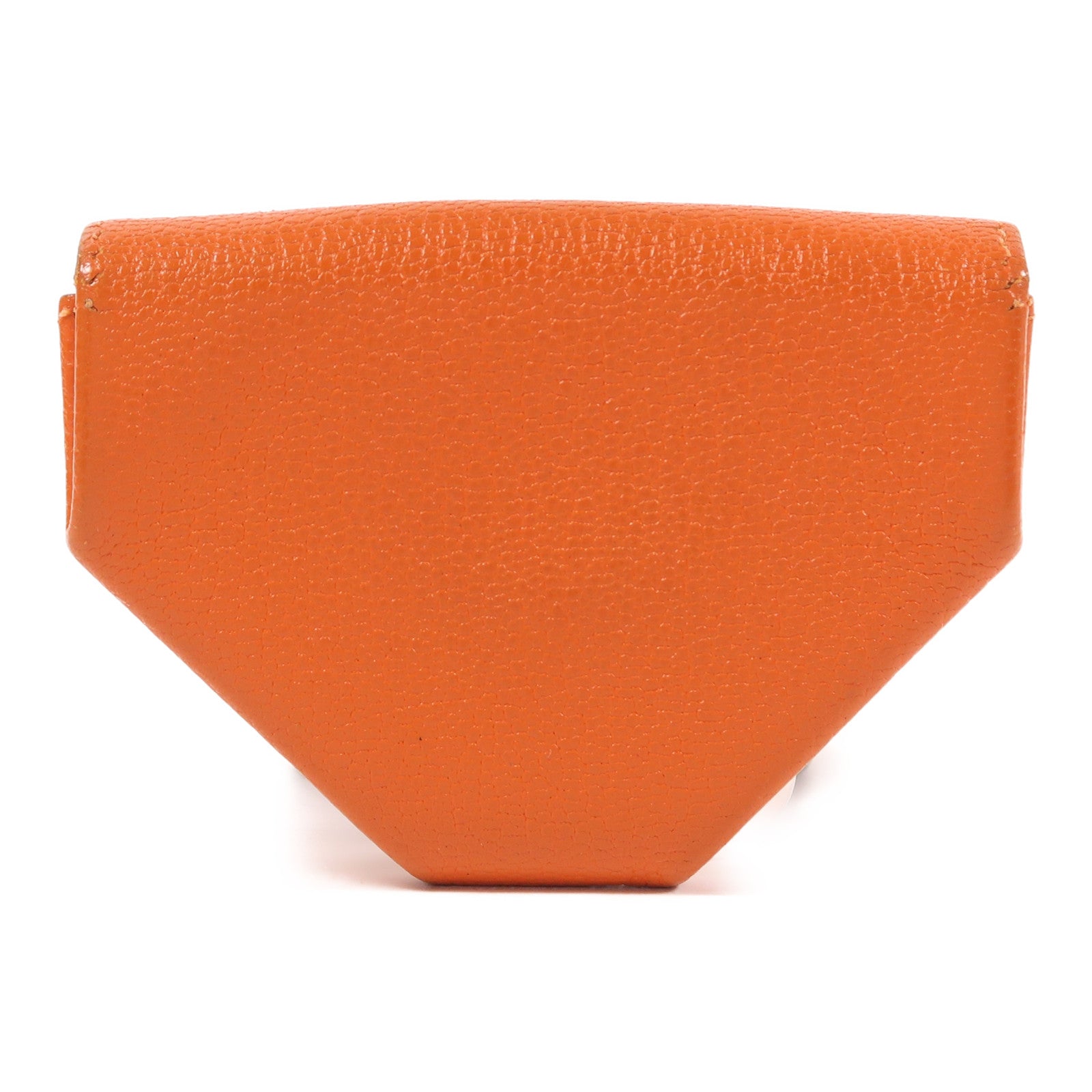 HERMES Chevre皮革Levain Quatre金扣零錢包