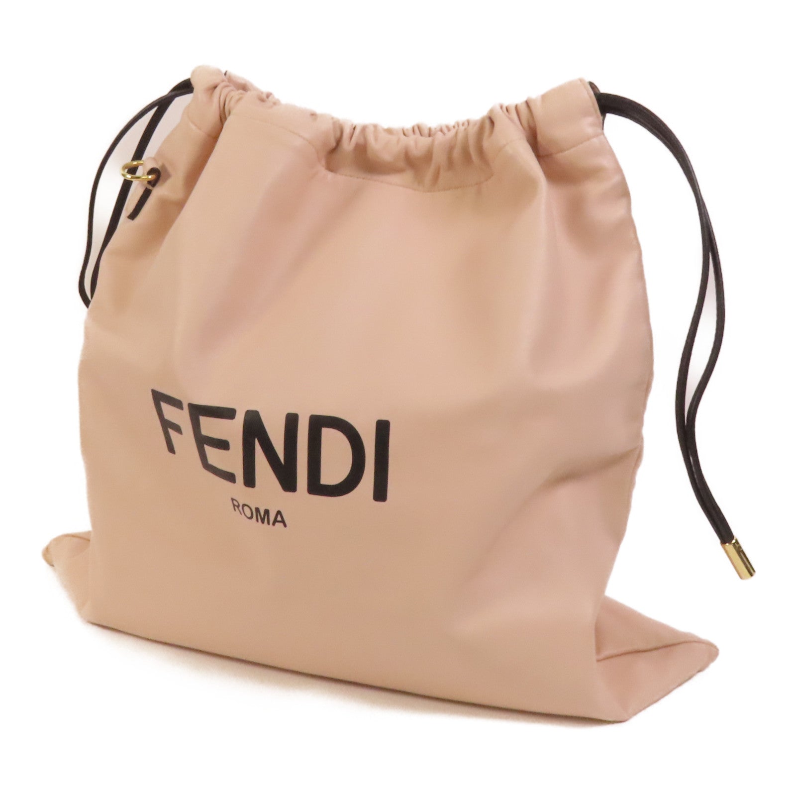 FENDI 羊皮皮革Shoulder Bag金扣肩背袋