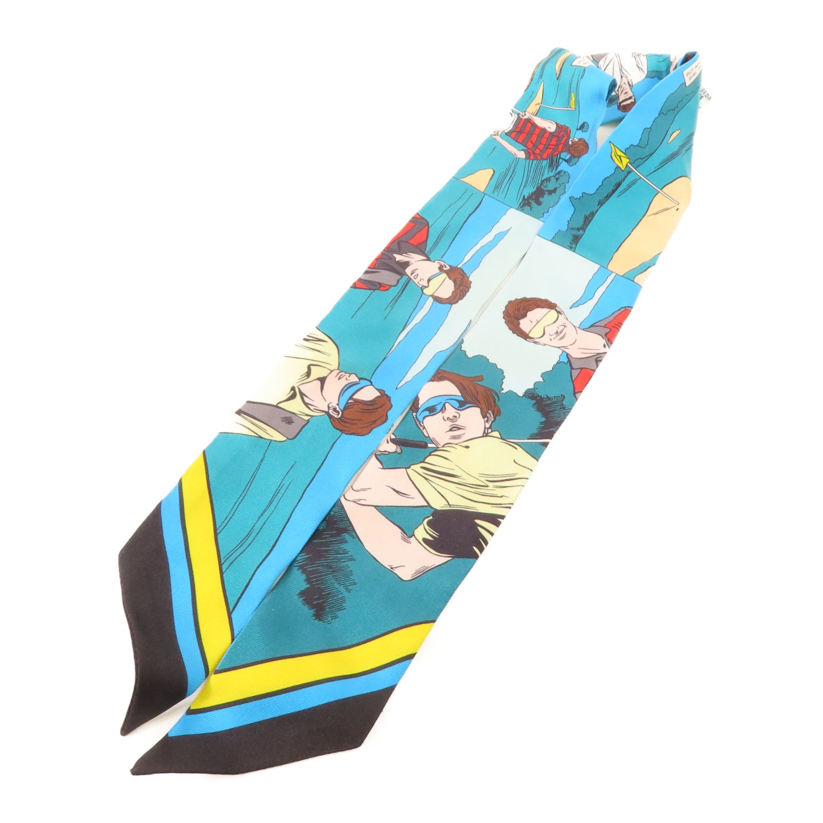 HERMES 絲質Twilly絲巾