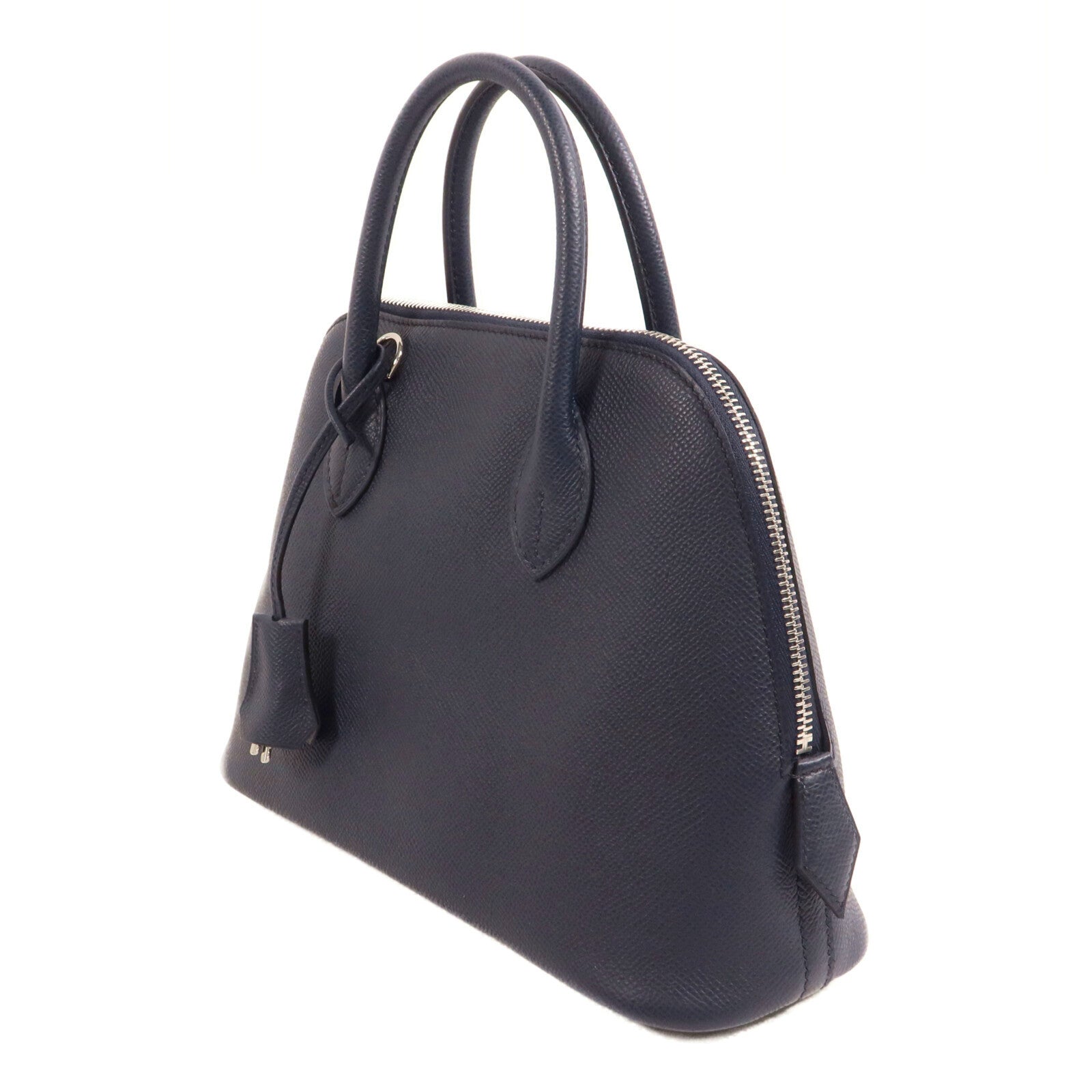 HERMES Epsom皮革Bolide 27手挽肩背兩用袋Bleu Navy