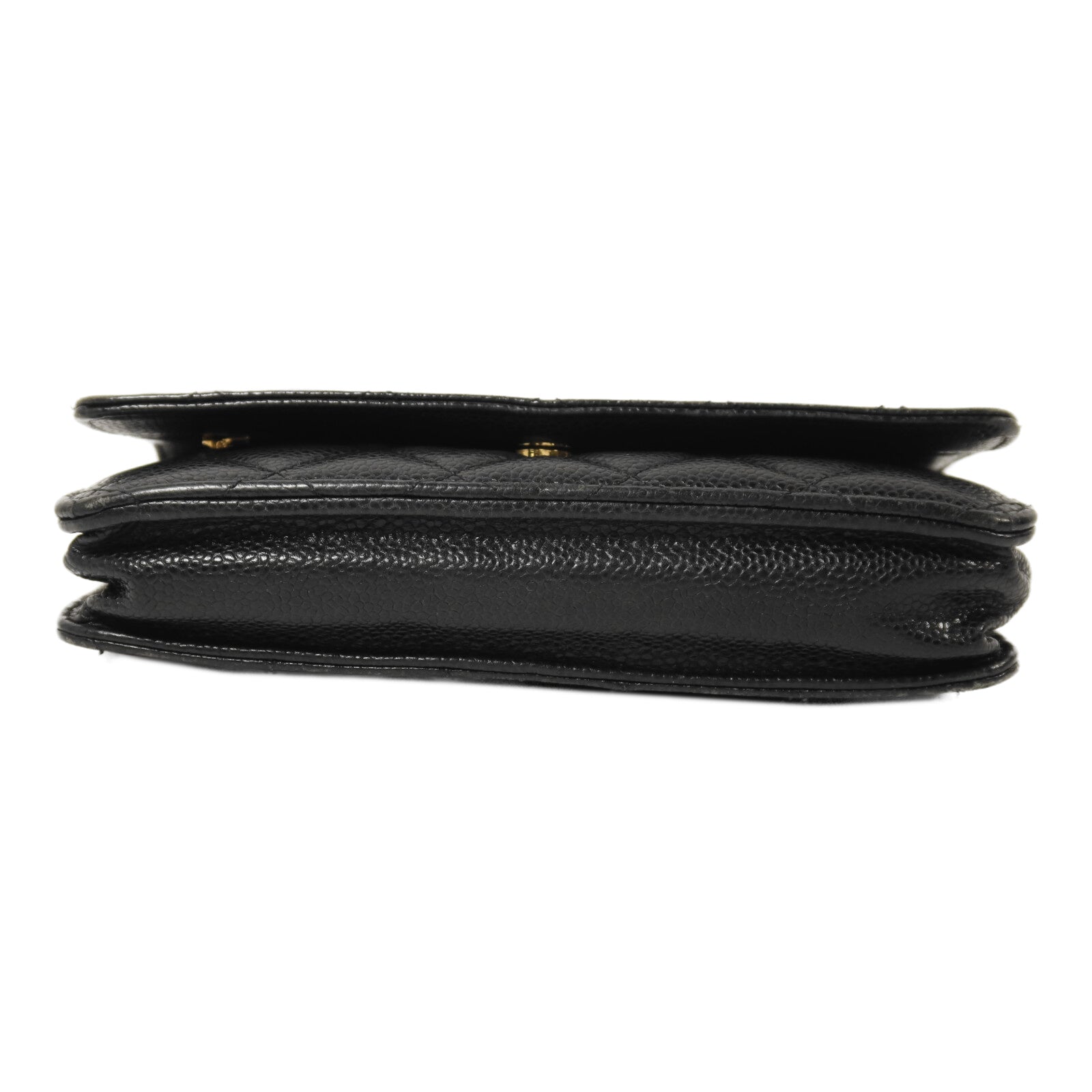 CHANEL 牛皮皮革WOC Wallet On Chain金扣鏈帶肩背袋