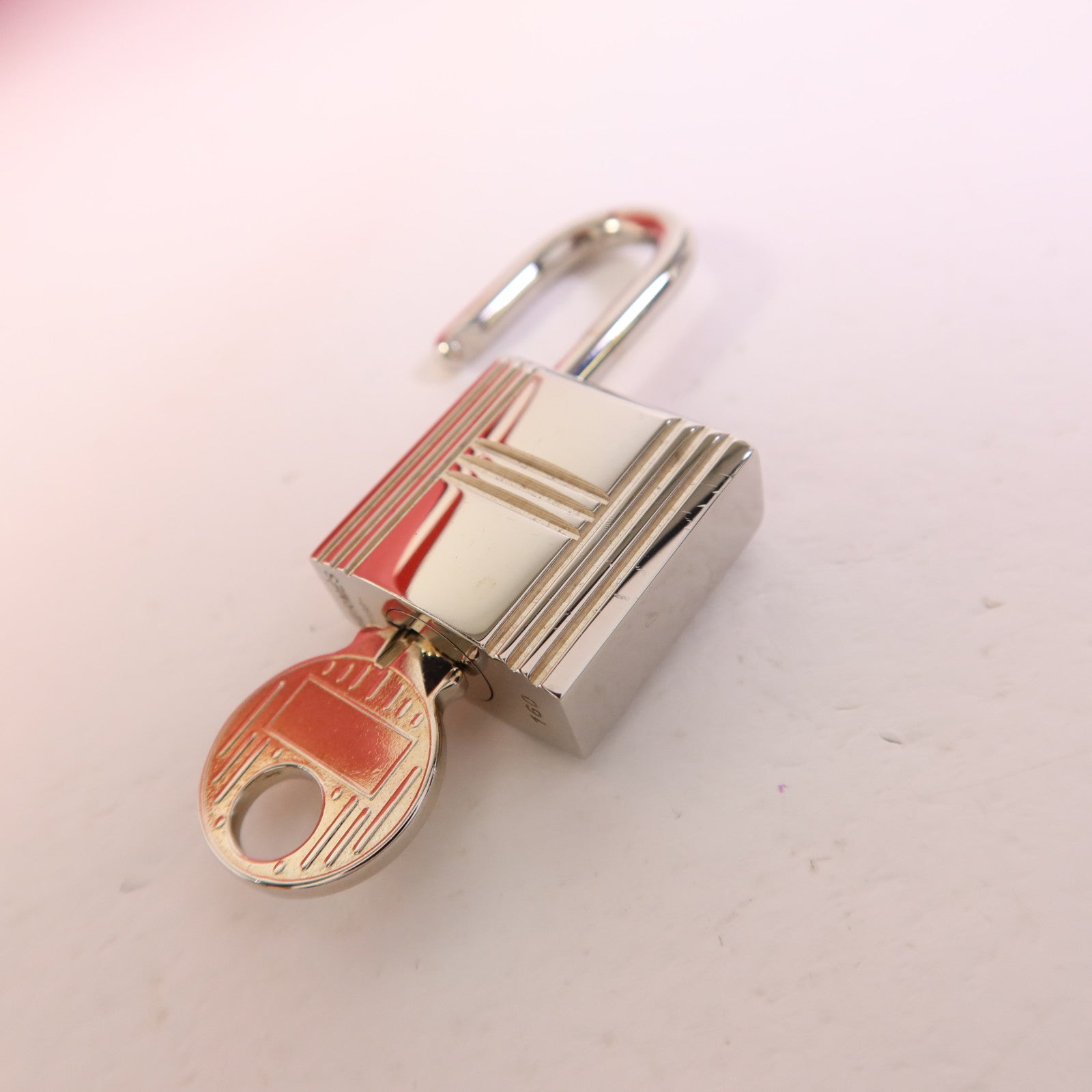 HERMES Clemence皮革Picotin MM銀扣手挽袋Rose Azalee