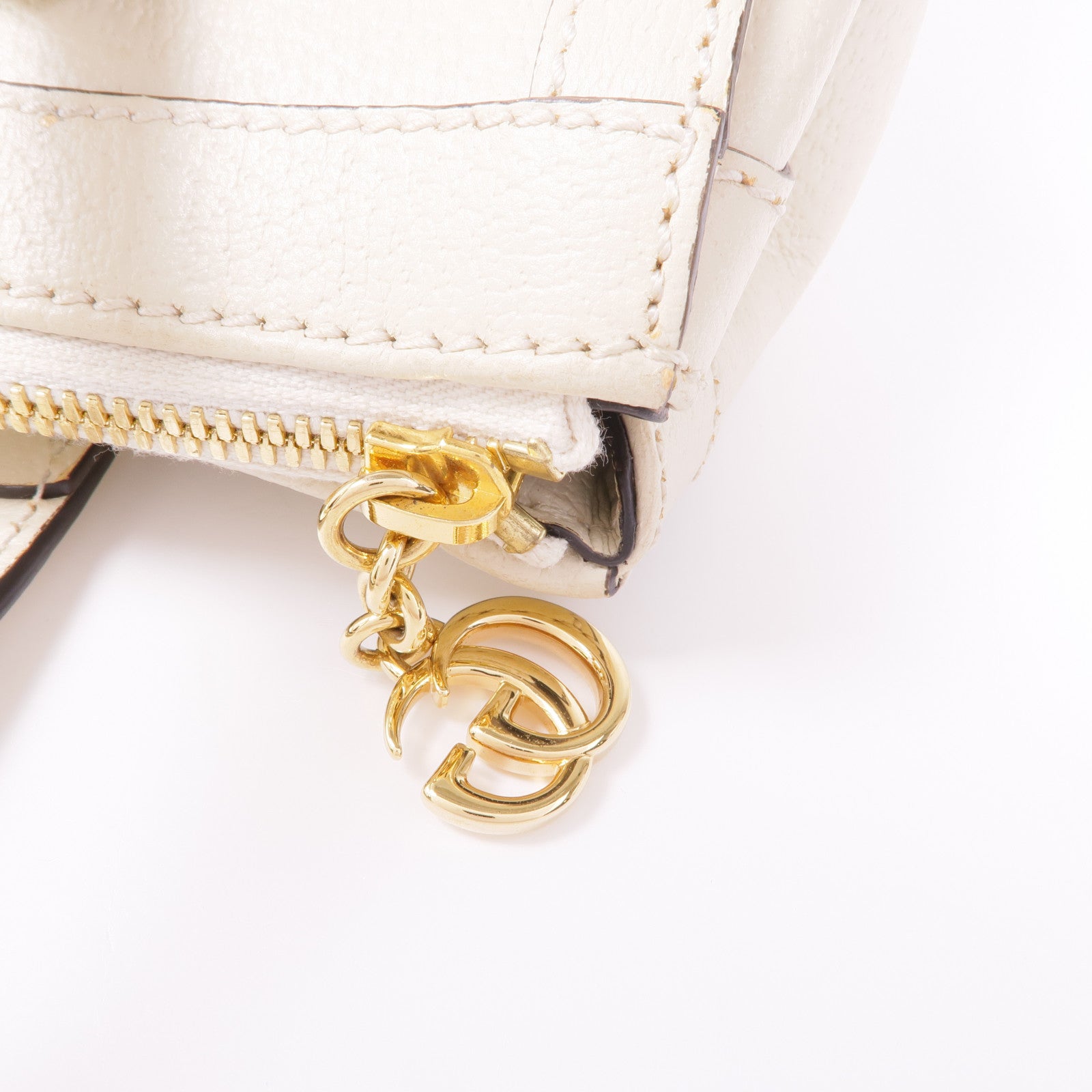 GUCCI 牛皮皮革2 Way Shoulder金扣手挽肩背兩用袋