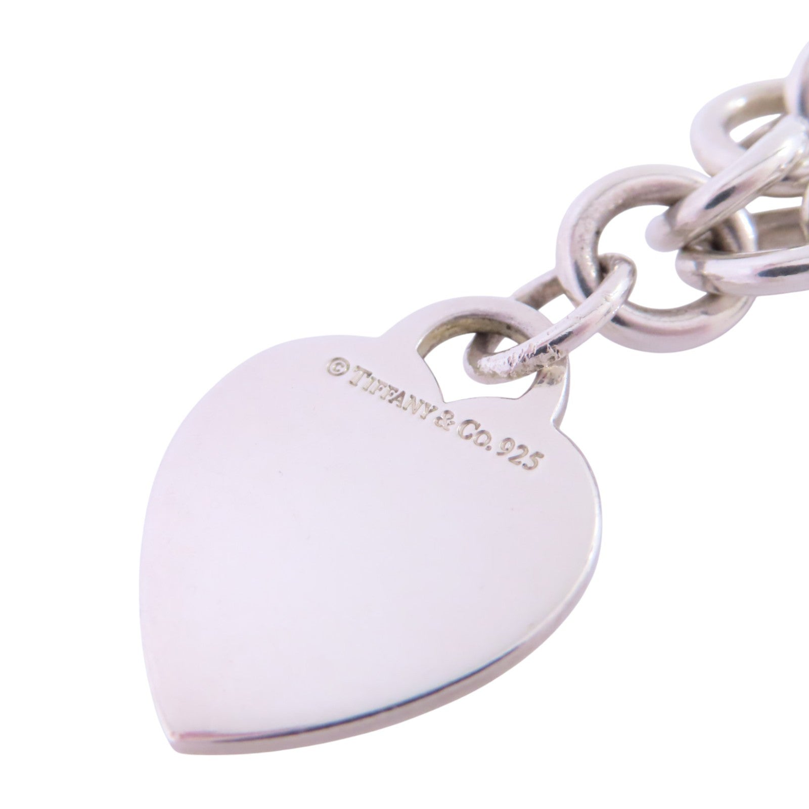 TIFFANY＆CO 925純銀Heart Tag Necklace項鏈
