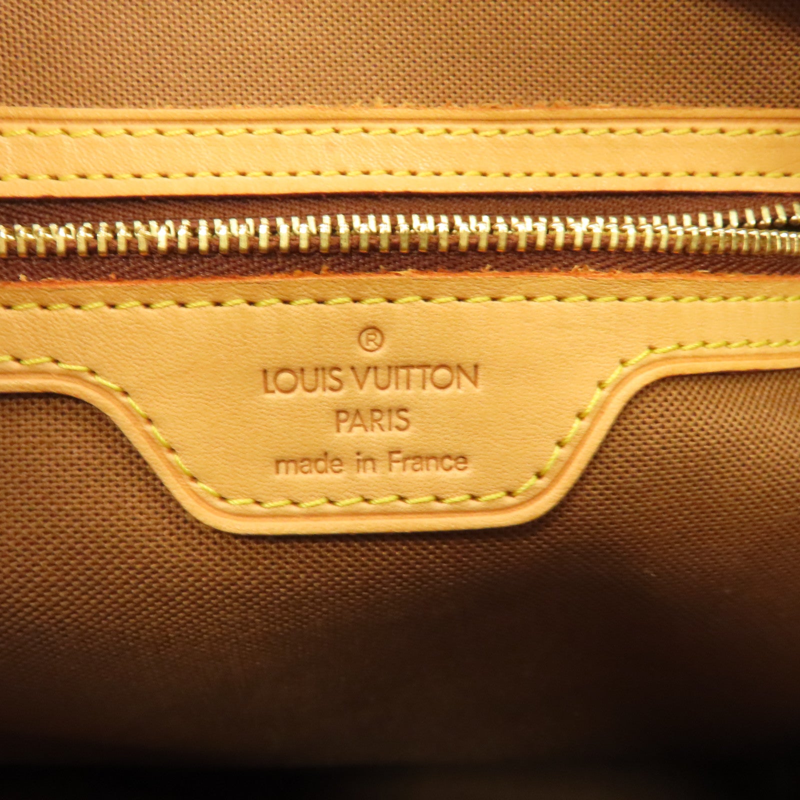 LOUIS VUITTON 【激減優惠】Monogram Cabas Piano金扣肩背袋啡色