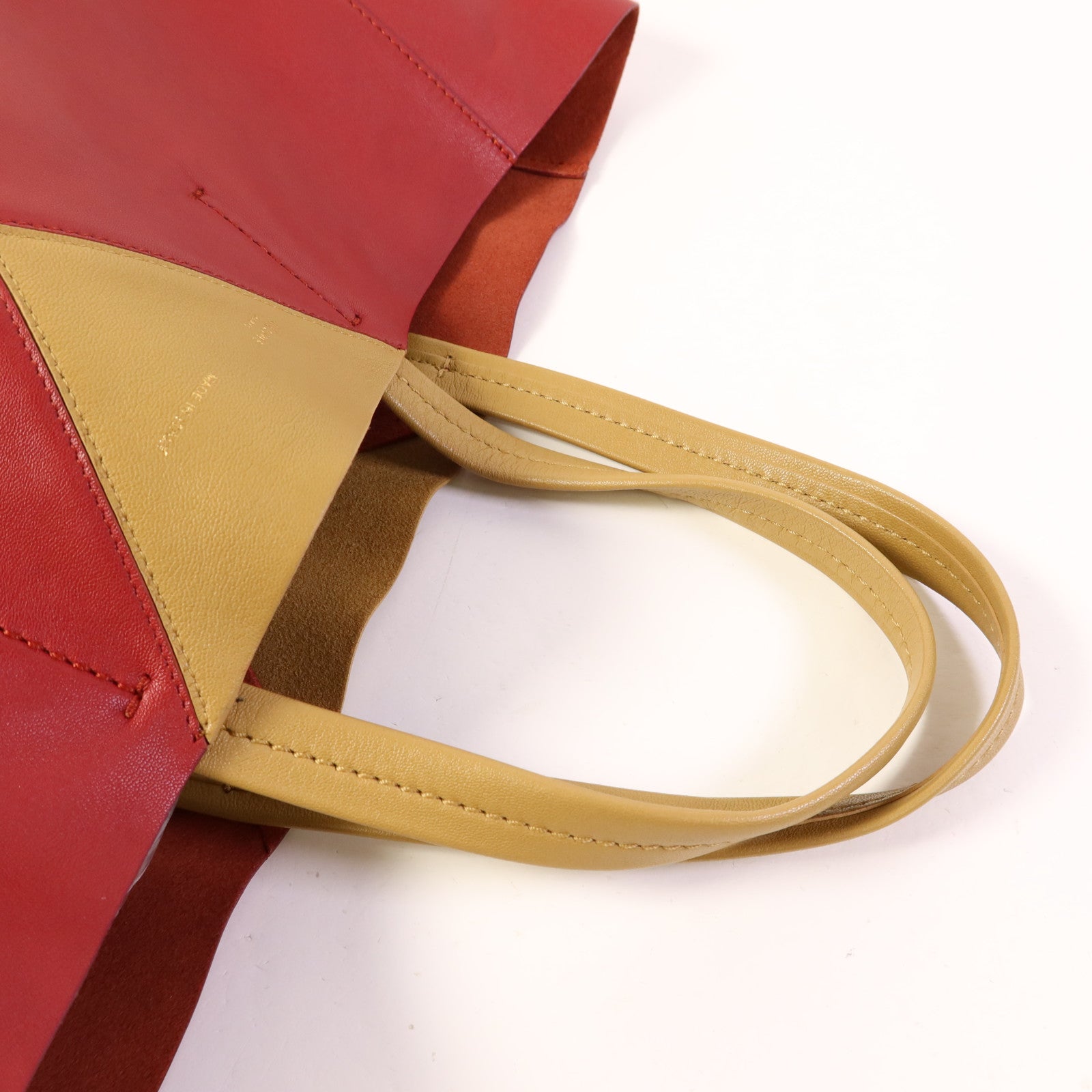 CELINE 羊皮皮革CABAS Tote Bag金扣手挽袋