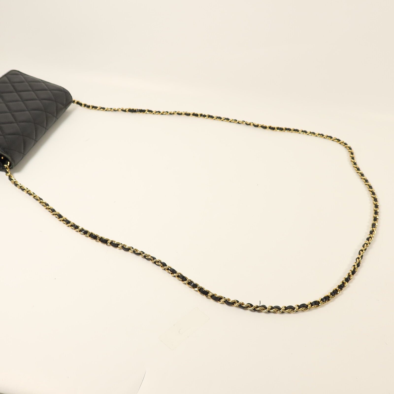 CHANEL 牛皮皮革WOC Wallet On Chain金扣鏈帶肩背袋